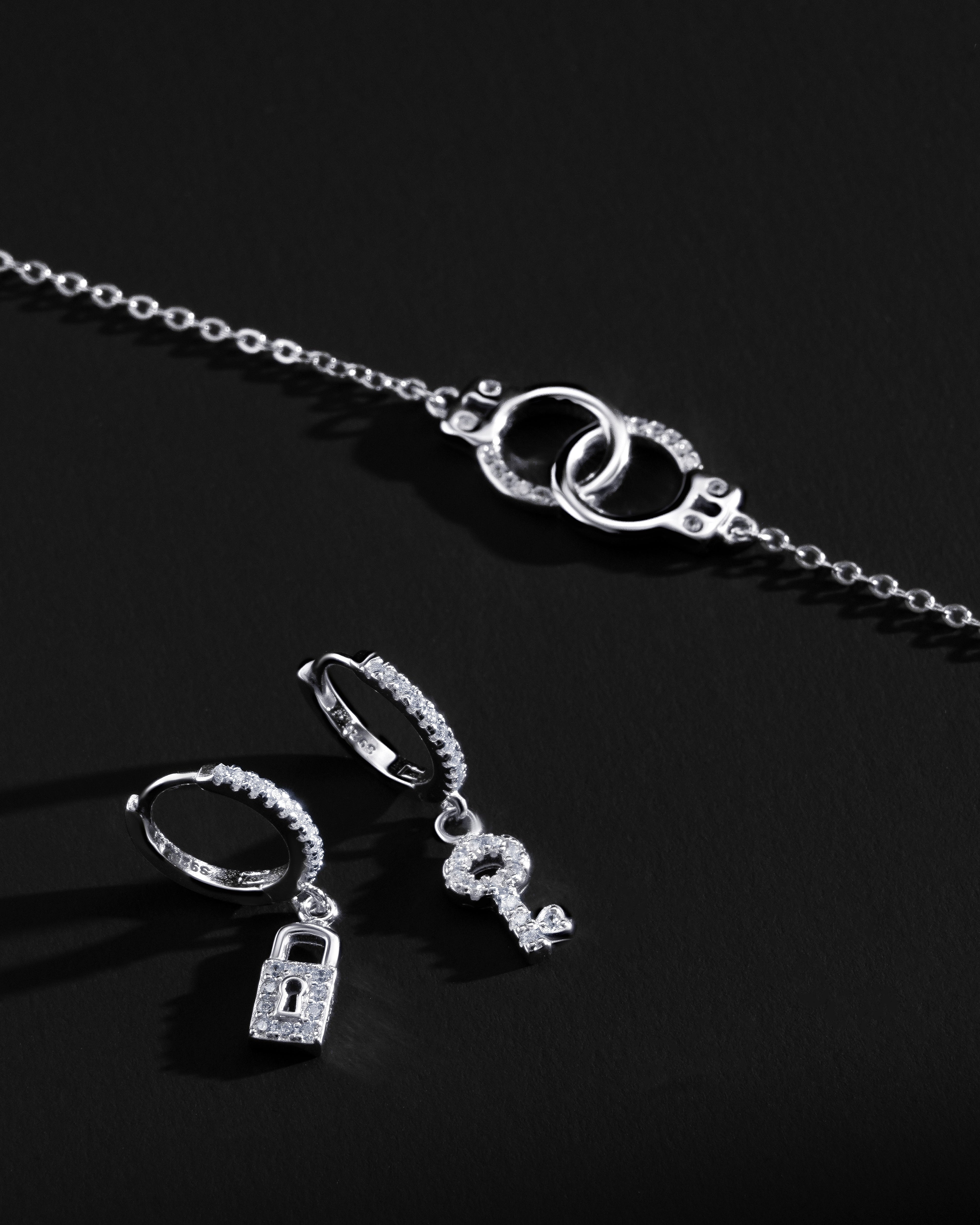 Key to my lock - Silver Jewellery Set - Gifting Bundle