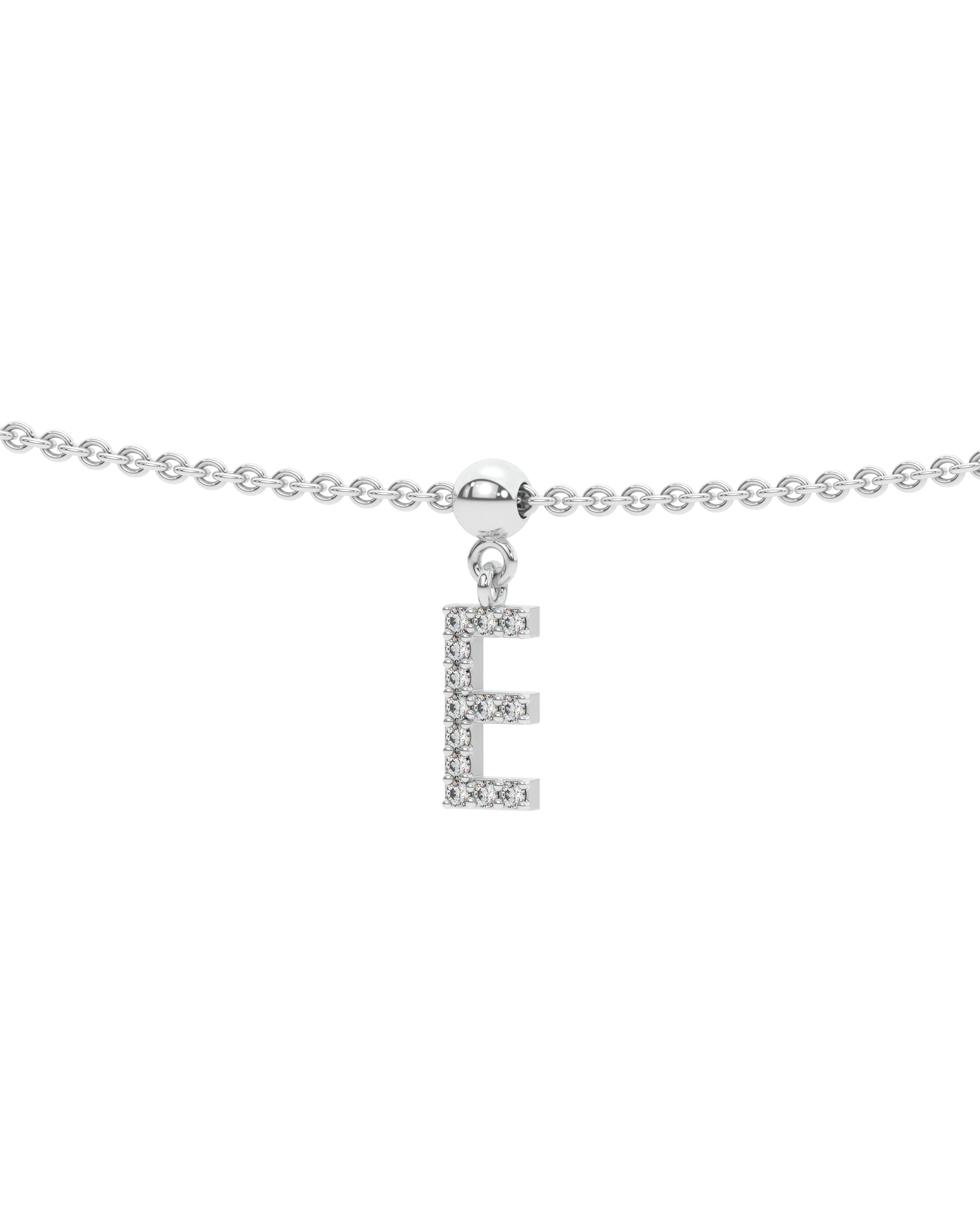 Letter "E" bead charm
