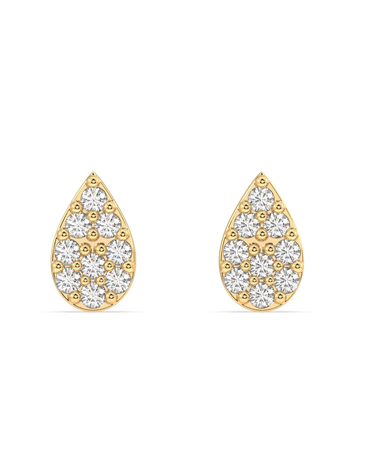 Rain Drop Stud Earring - Minimal