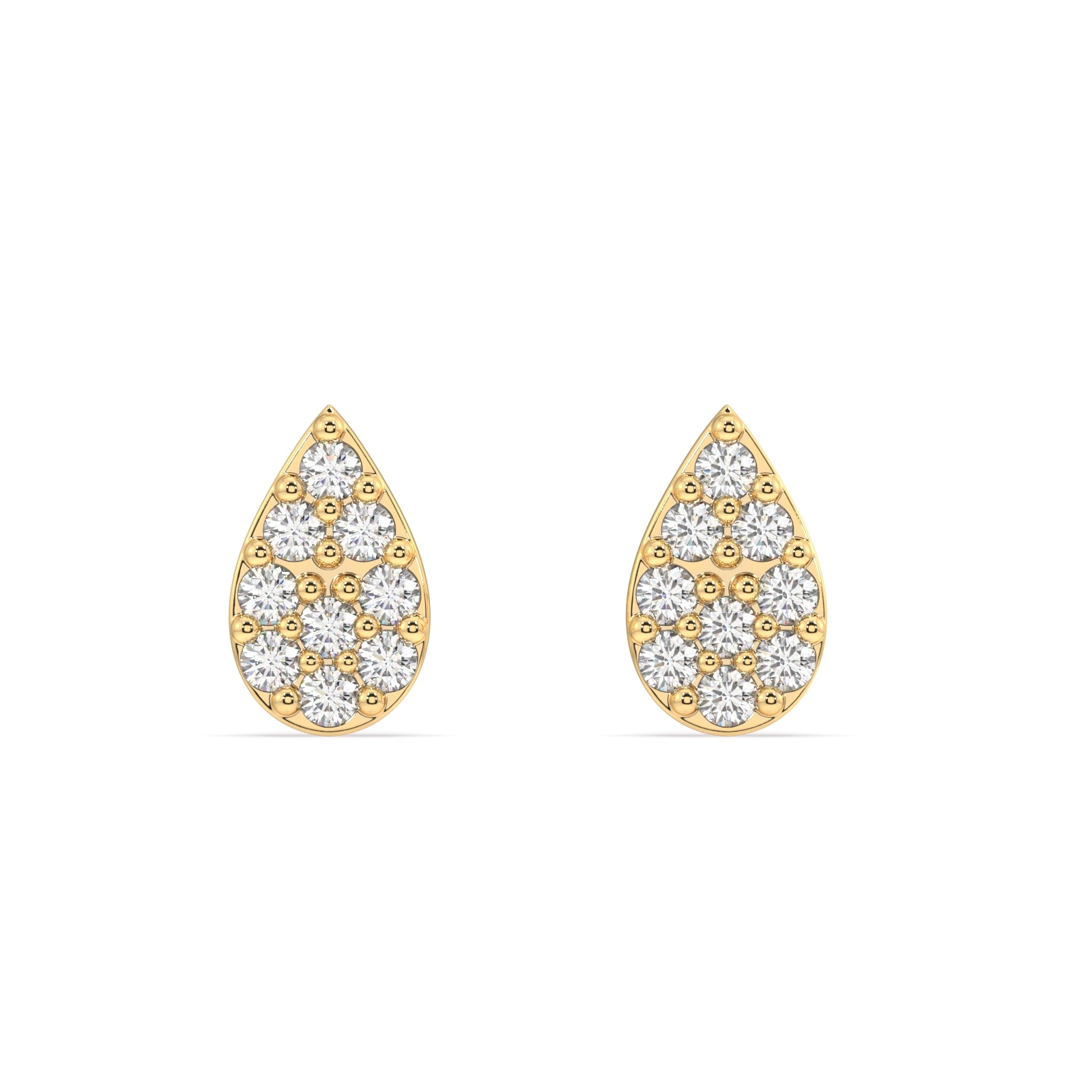 Rain Drop Stud Earring - Minimal