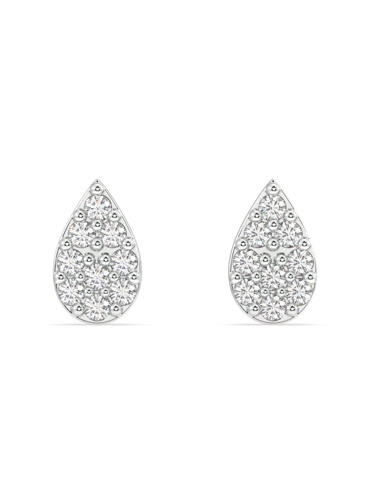 Rain Drop Stud Earring - Minimal