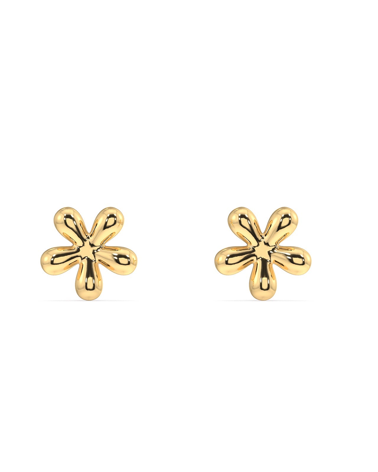 Dainty flower stud earring Pair