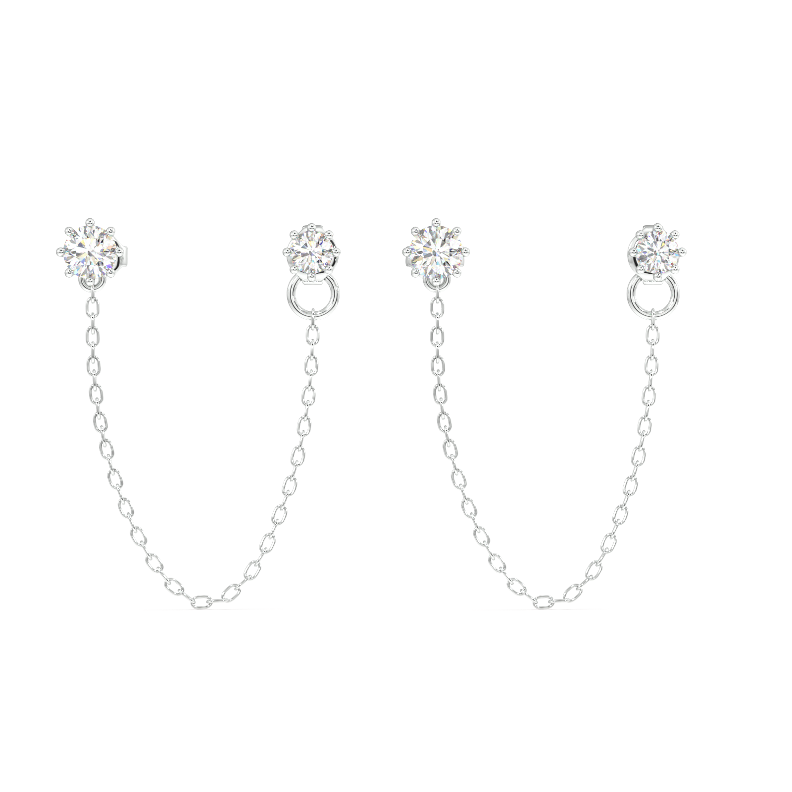 Single solitaire - 3 in 1 chain connector