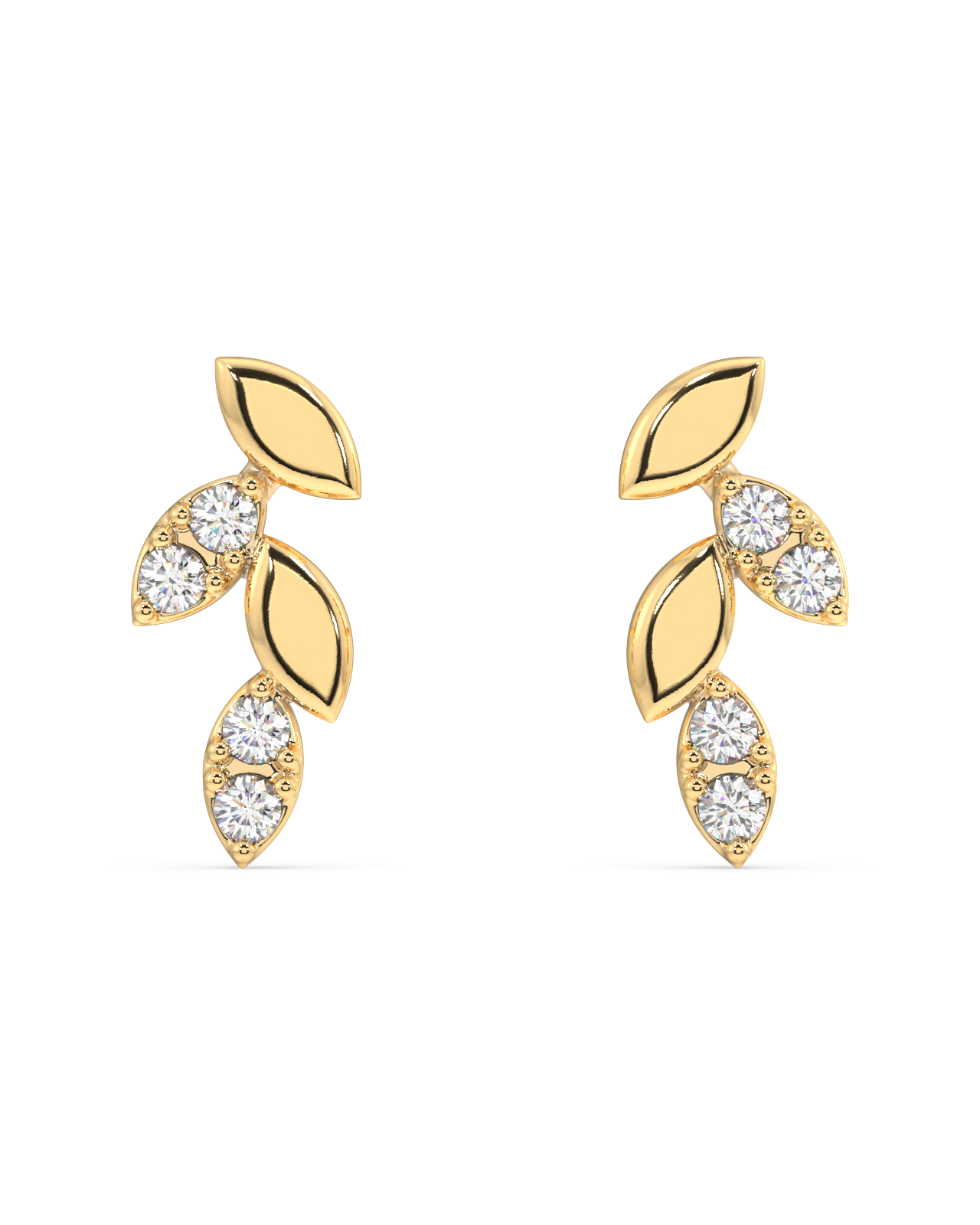 Combination Leaf Product Shot Gold