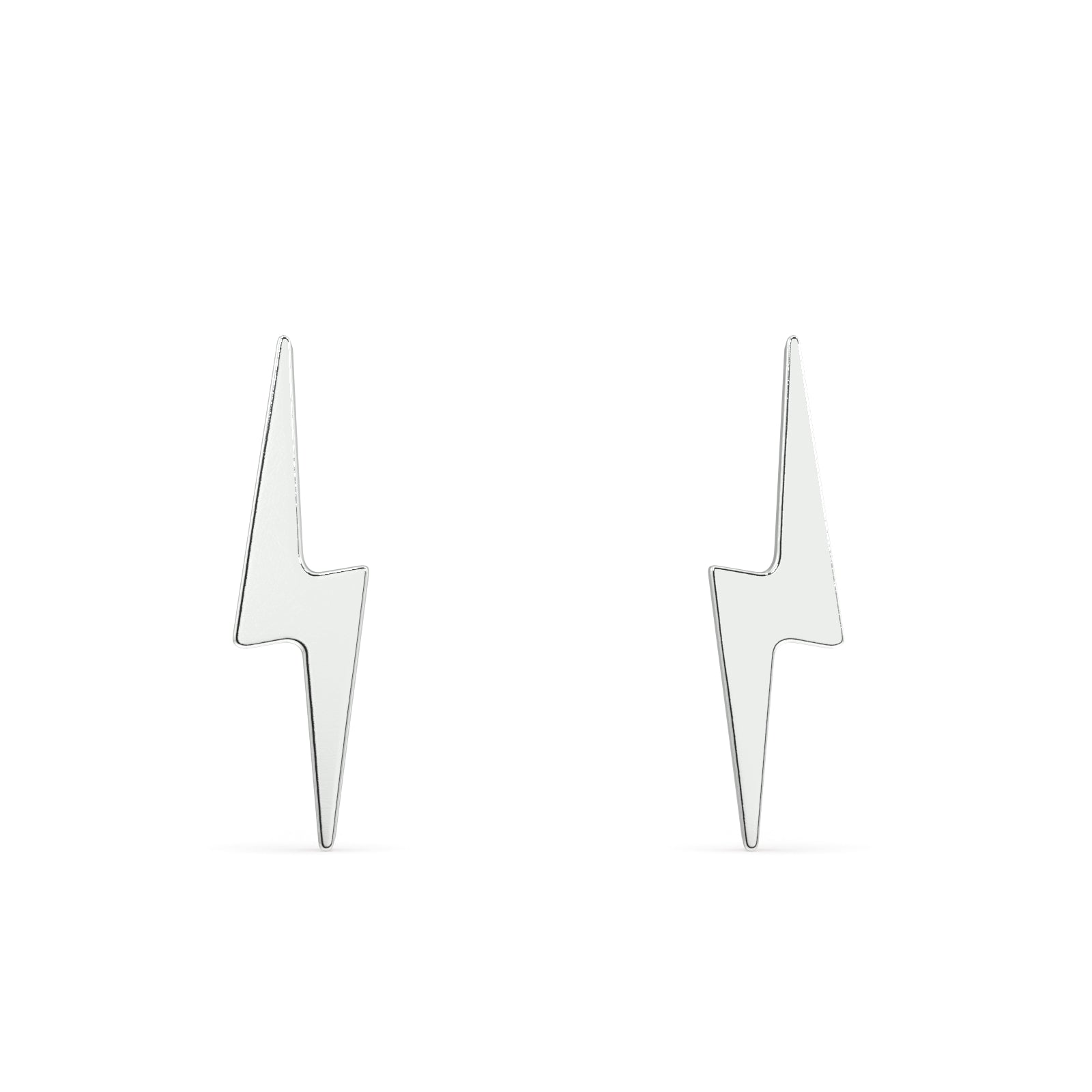 Dainty Thunder lightning stud earring set - Pair
