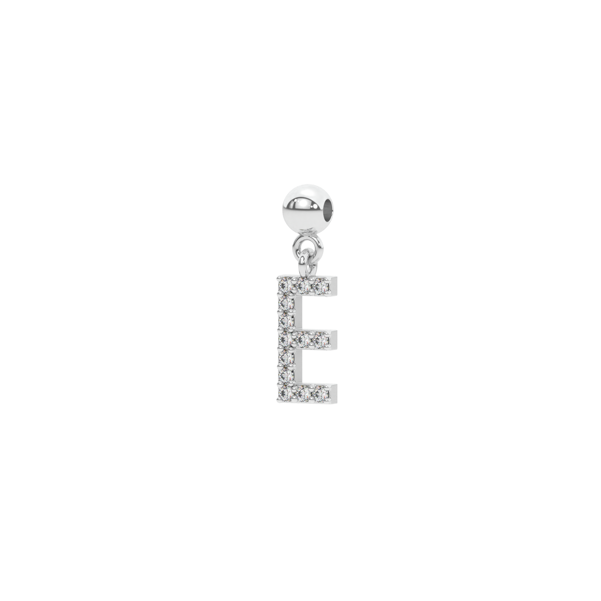 Letter "E" Bead Charm