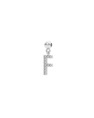 Letter "F" Bead Charm