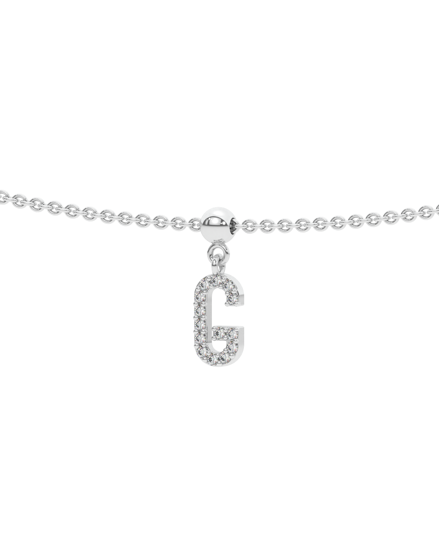 Letter "G" bead charm