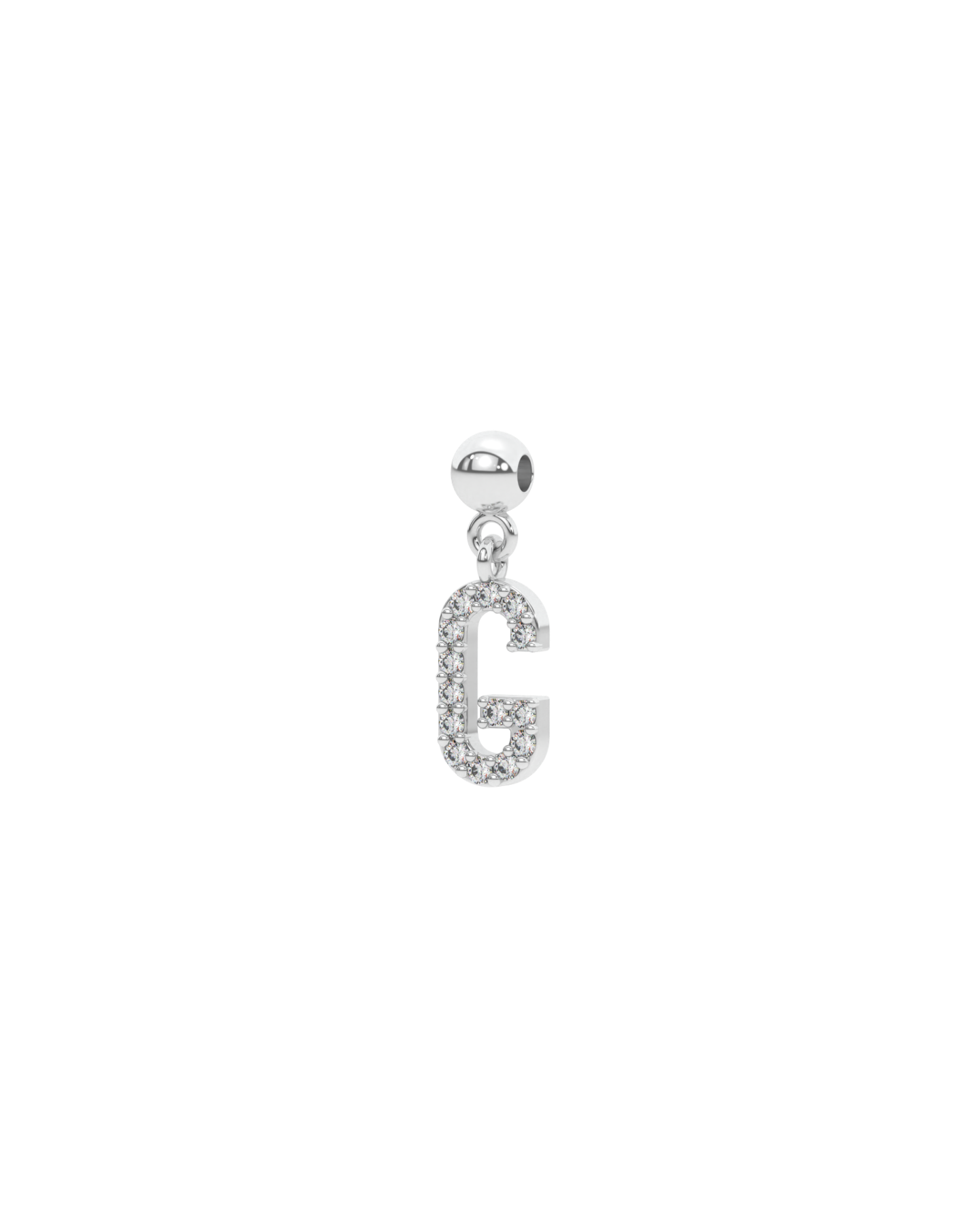 Letter "G" bead charm