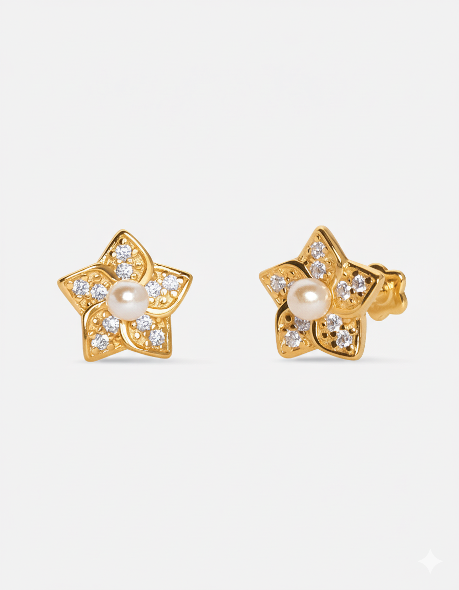 Anastasia Flat Back Stud Earrings
