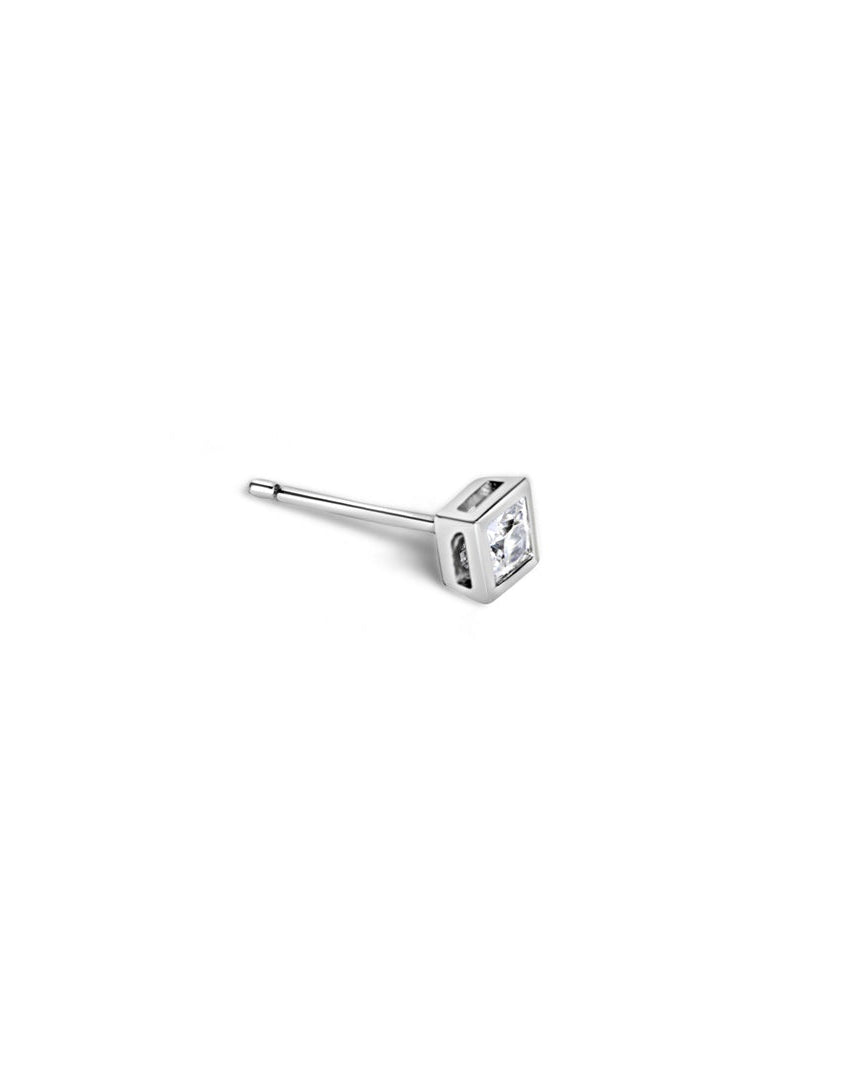 Mini Square Solitaire Stud
