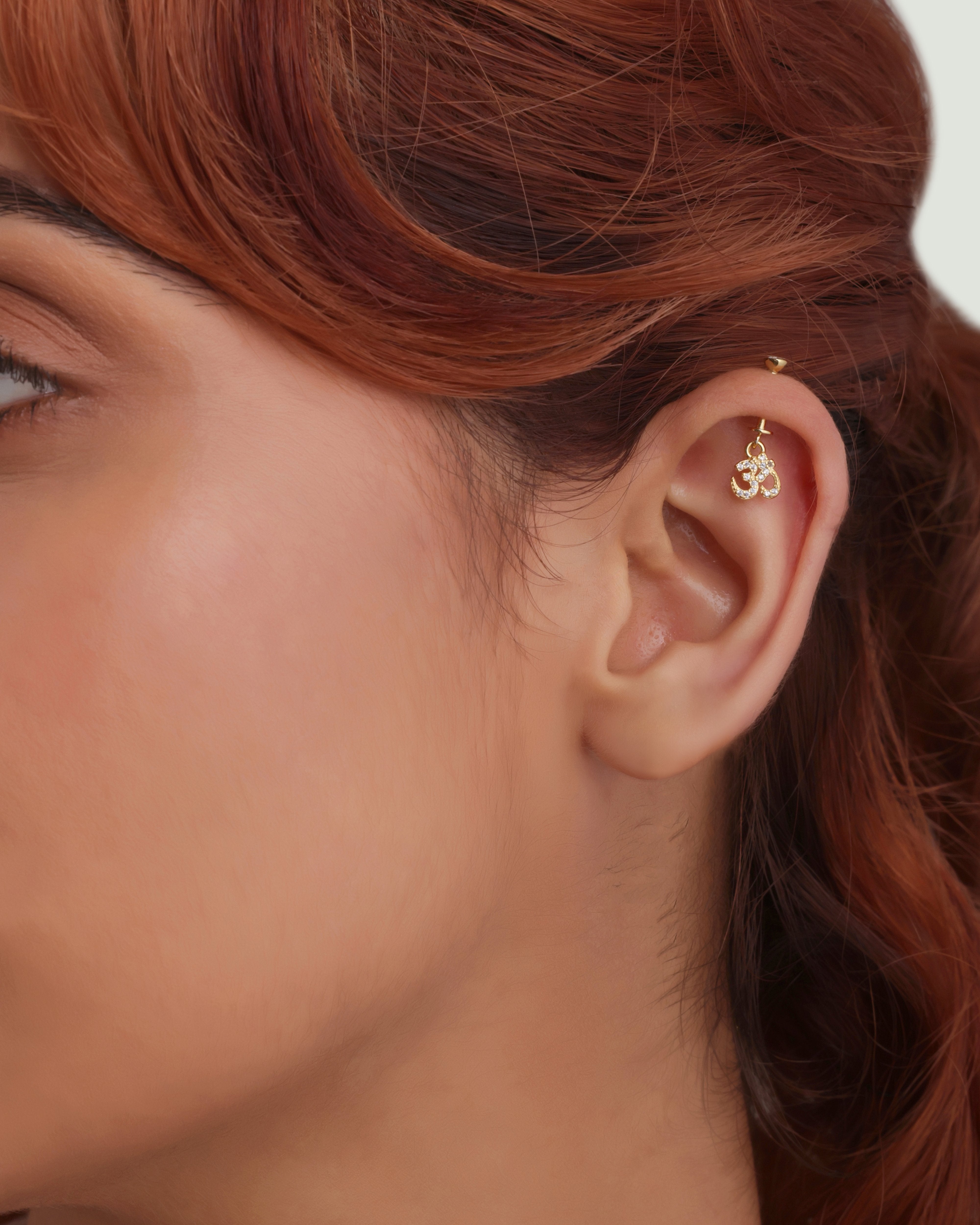 Aum ( OM ) Fine Screw Helix Hanging