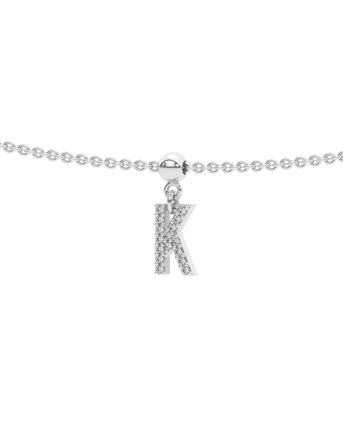 Letter "K" Bead Charm