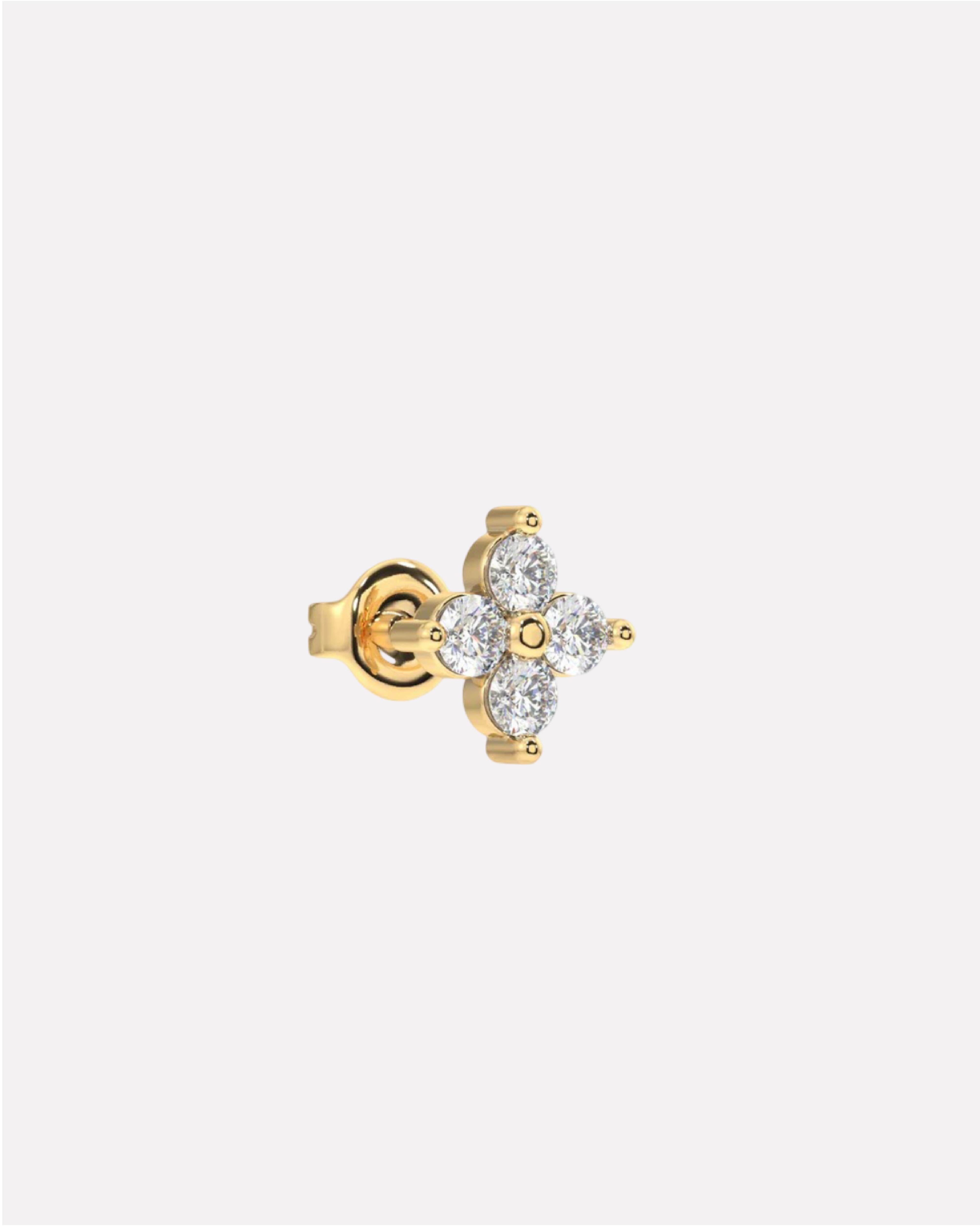 Lotus Flower Minimal Stud Earrings