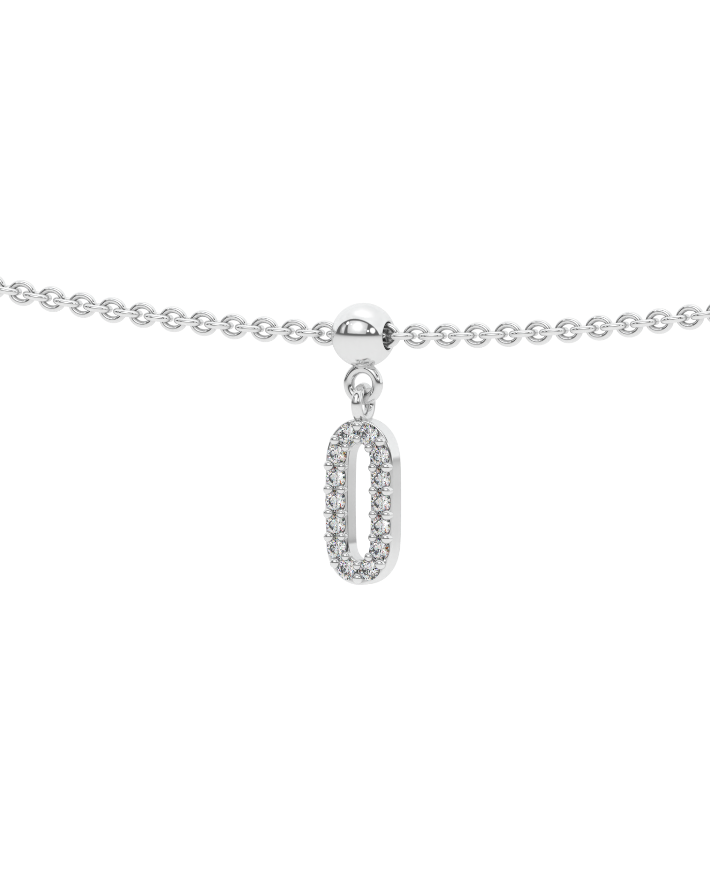 Letter "O" bead charm