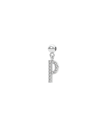 Letter "P" Bead Charm