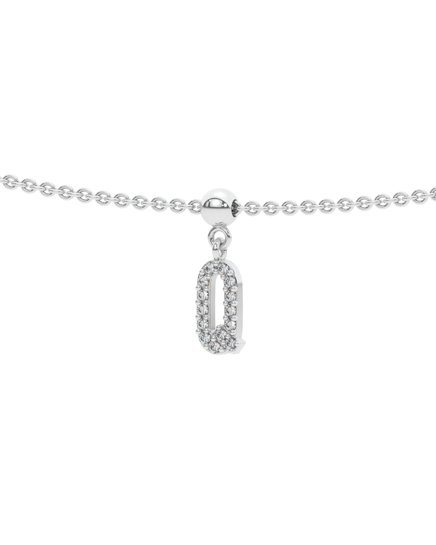 Letter "Q" bead charm