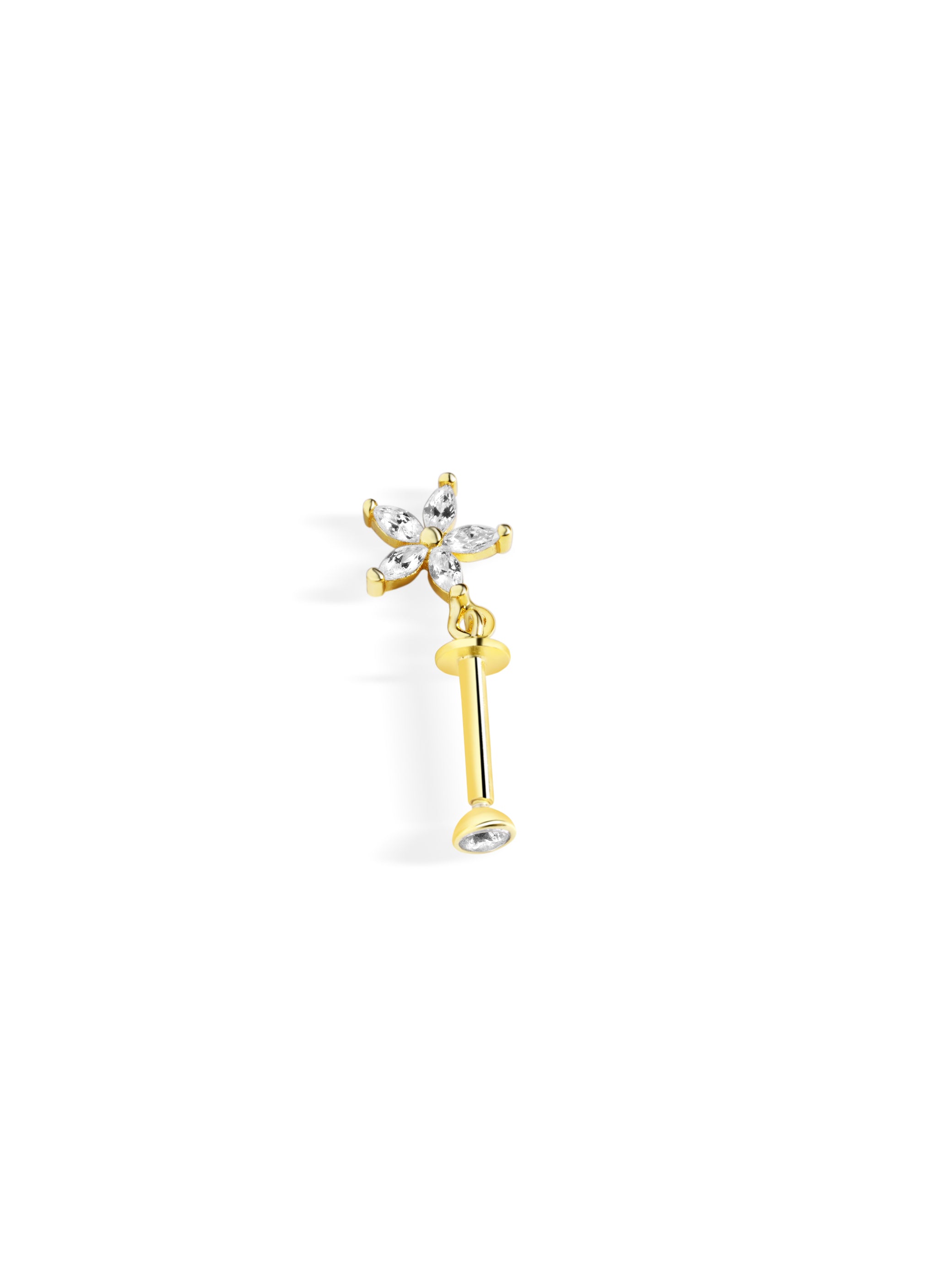 Marquise Starfish - Helix hanging - 14K Gold Plated