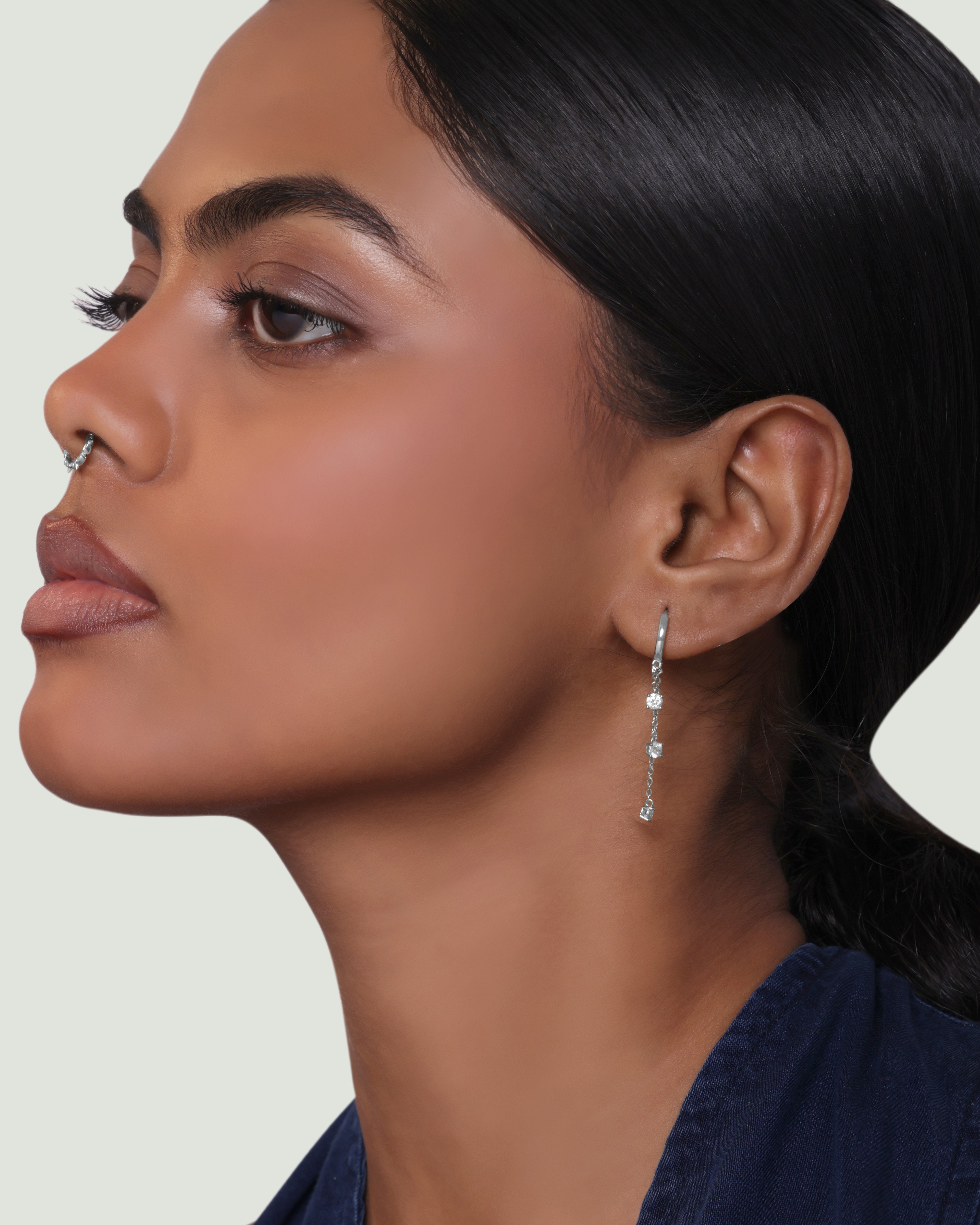 Corisande Chain Connector Earrings