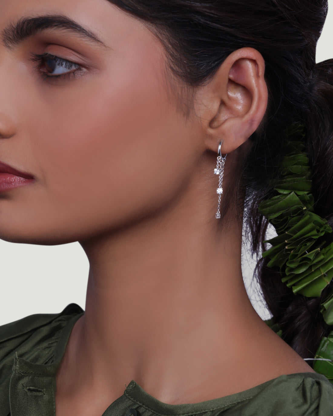 Corisande Chain Connector Earrings