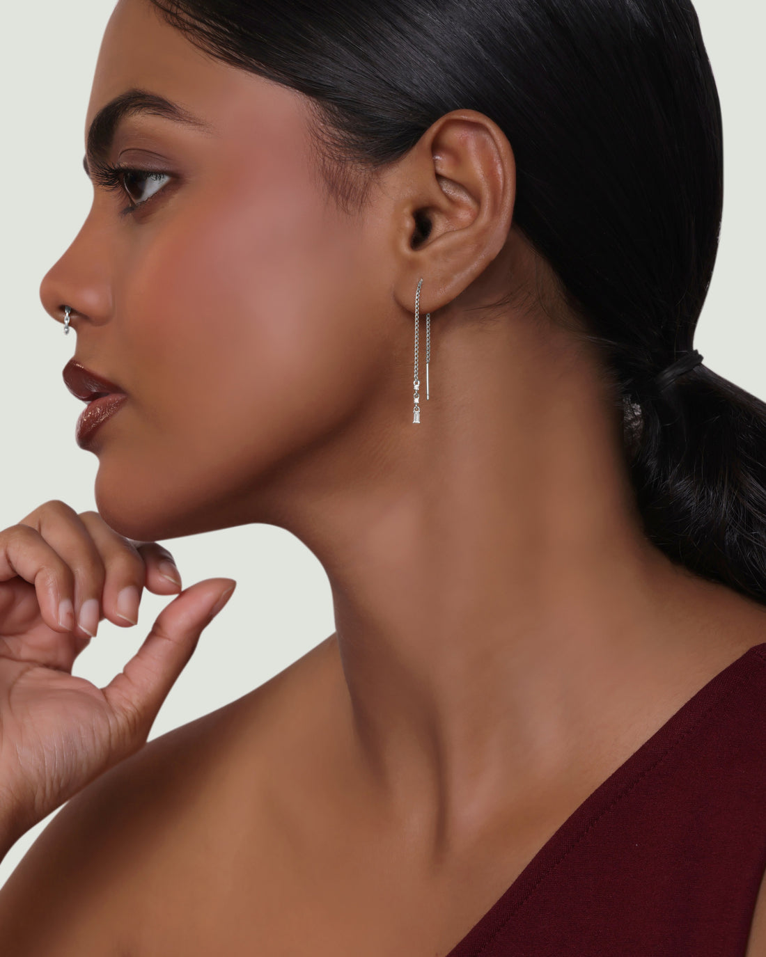 Rosabella Chain Connector Earrings