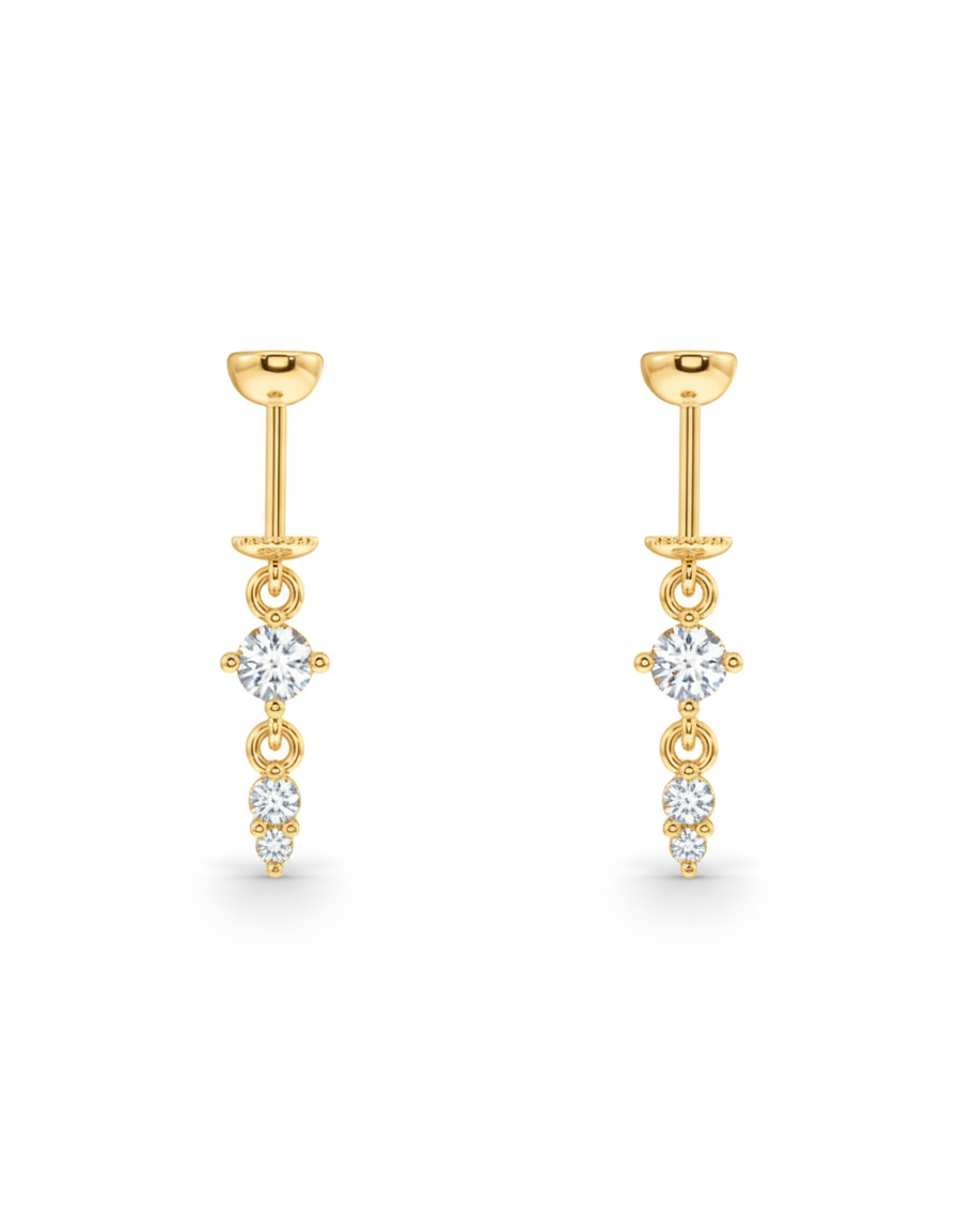 Multi Stone Charm Luxury Stud Earrings
