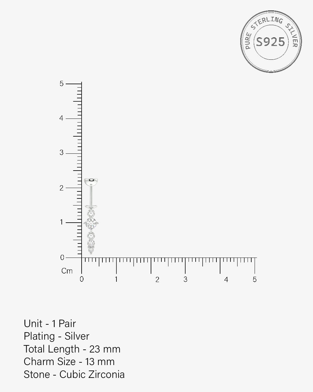 Multi Stone Charm Luxury Stud Earrings