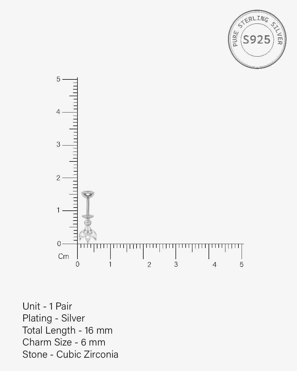 Petal Helix Hanging Earrings