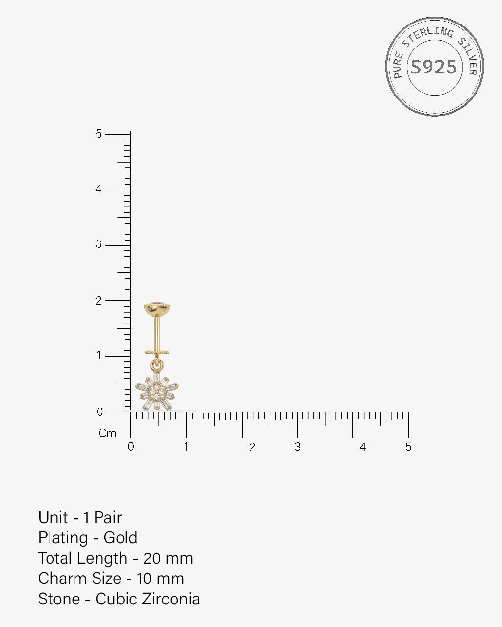 Flaky Crystal Helix Hanging Earrings