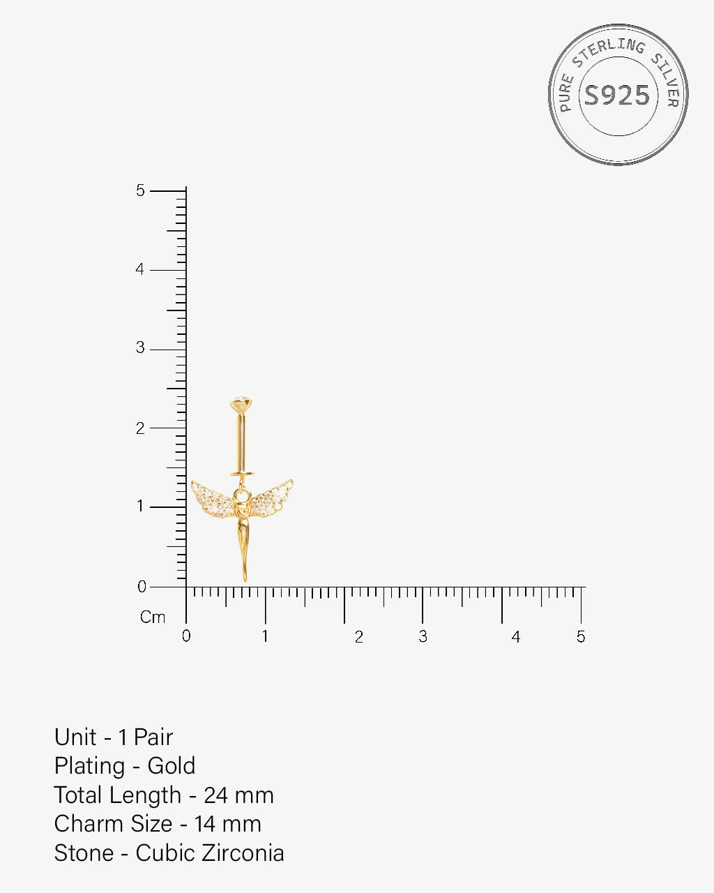 Elegant Fairy Helix Hanging Earrings