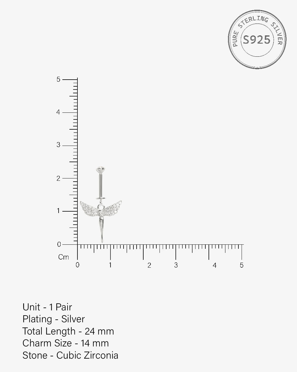 Elegant Fairy Helix Hanging Earrings