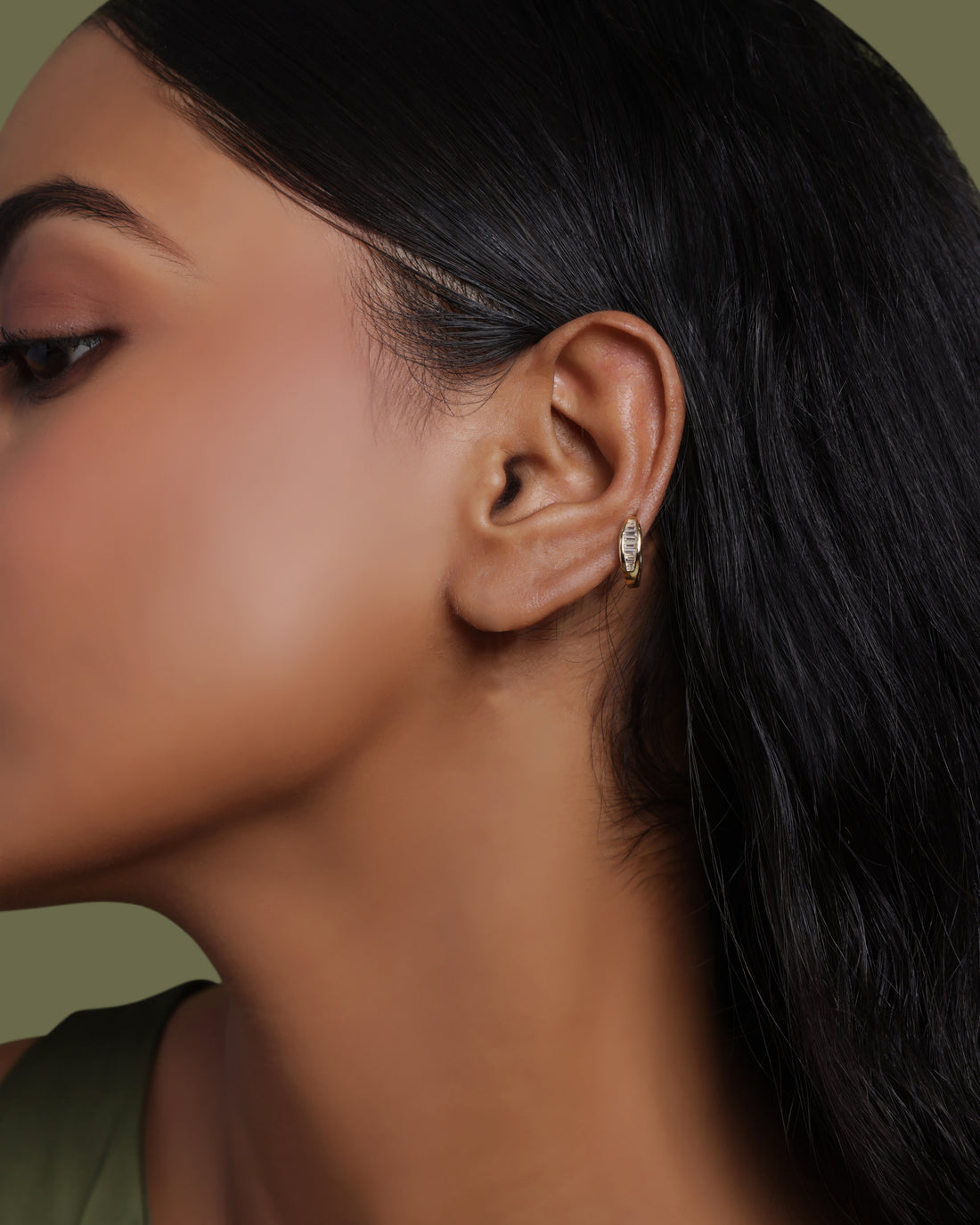 Luna Wave Hoop Earrings