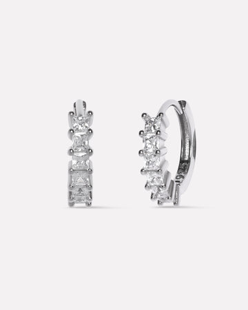 Regal Radiance Hoop Earrings