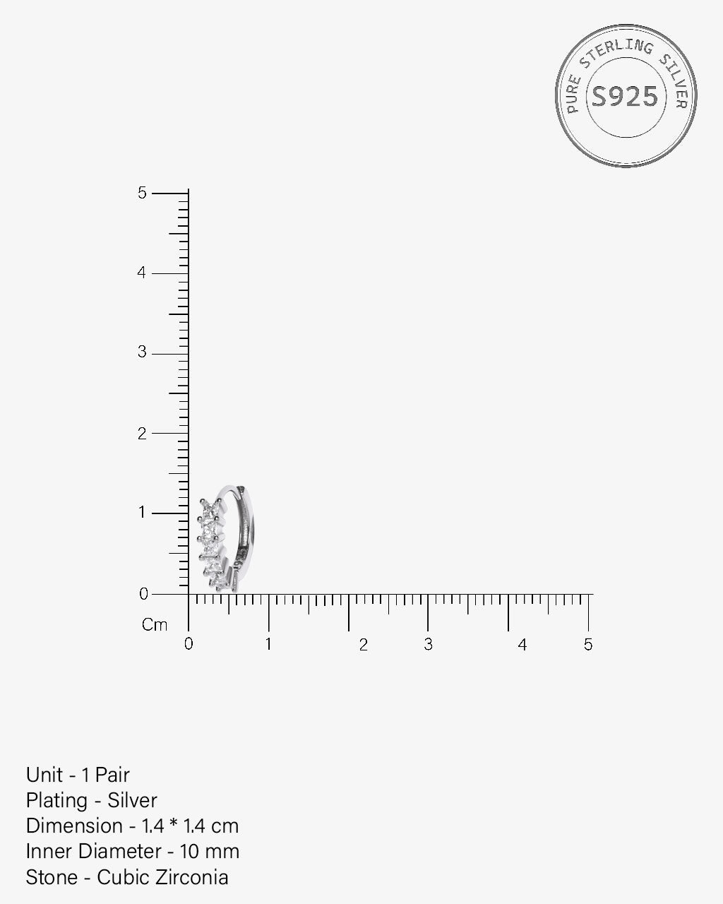 Regal Radiance Hoop Earrings