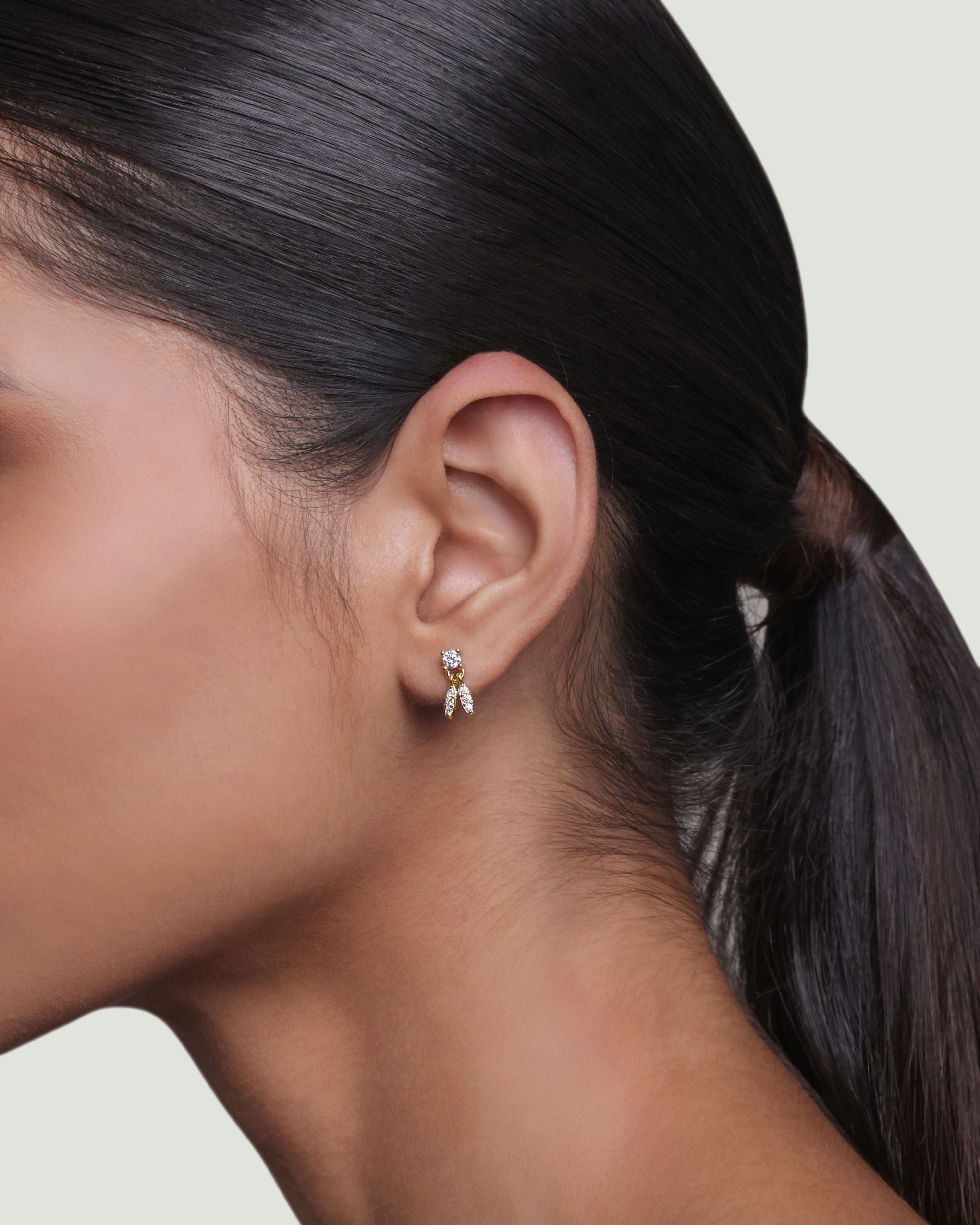 Dreamcatcher Feather Studs Earring
