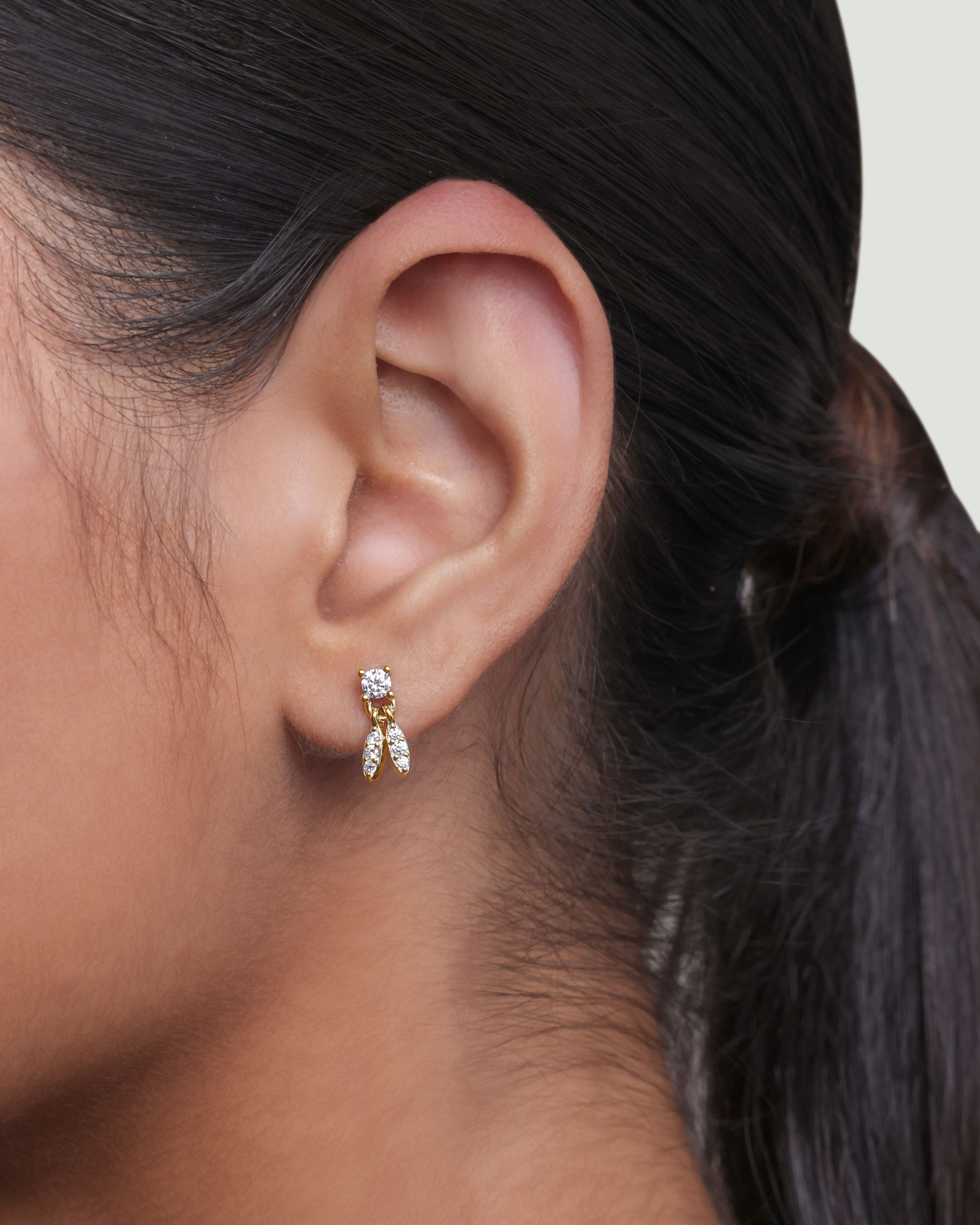 Dreamcatcher Feather Studs Earring