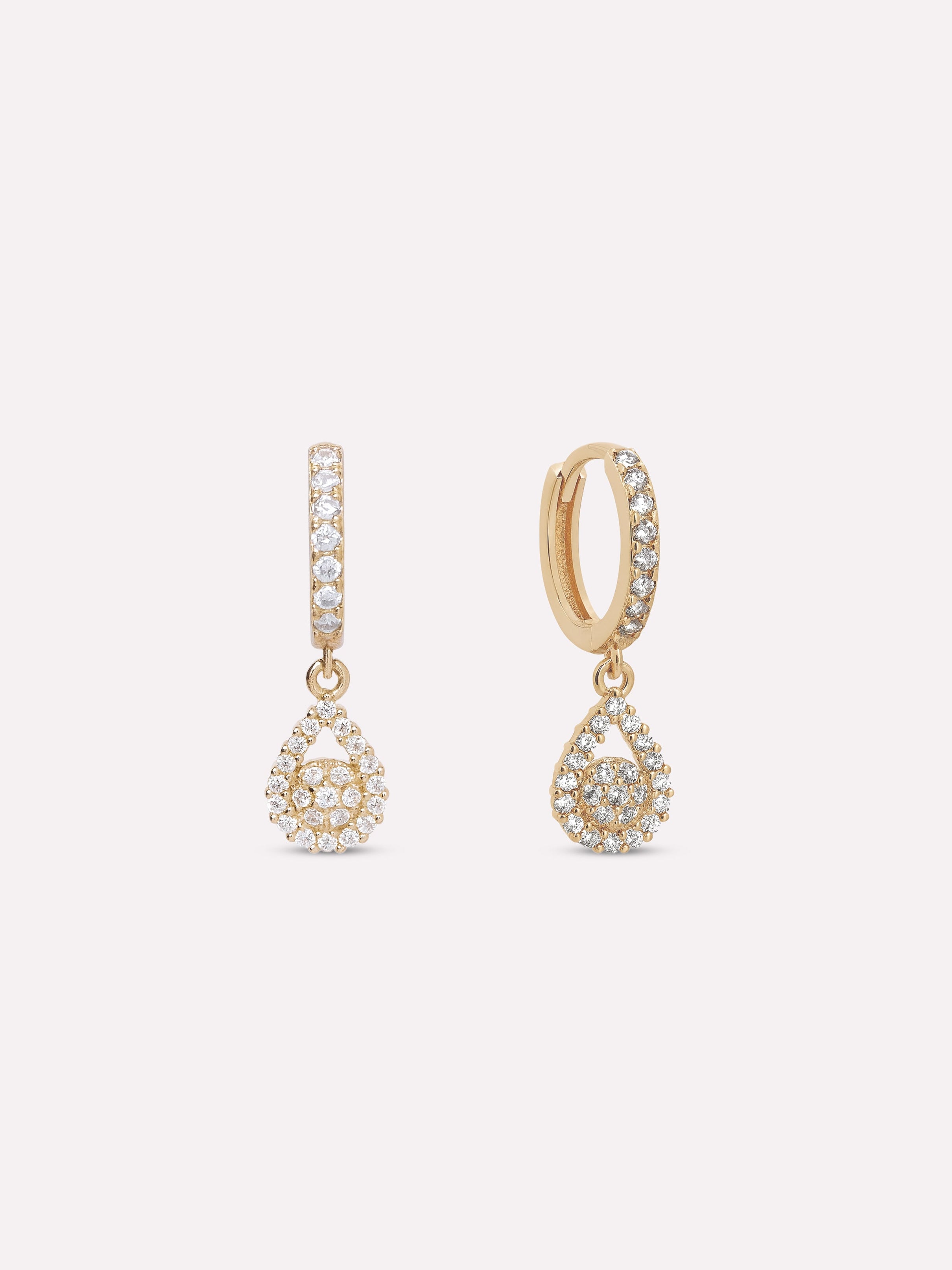 Jashn Charm Hoop Earrings