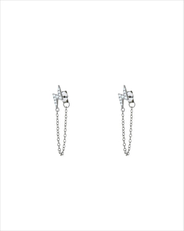 Thunder Dangler Chain Earrings