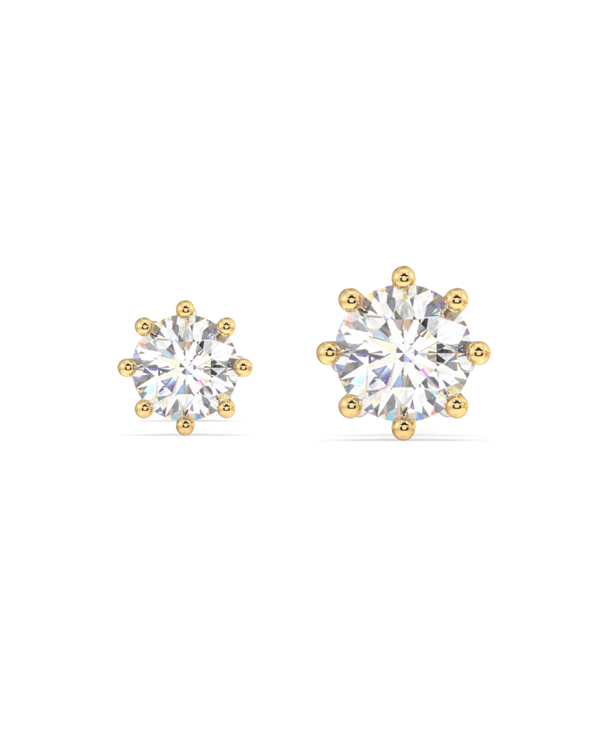 Silver Claw Lining Studs - Multiple Sizes