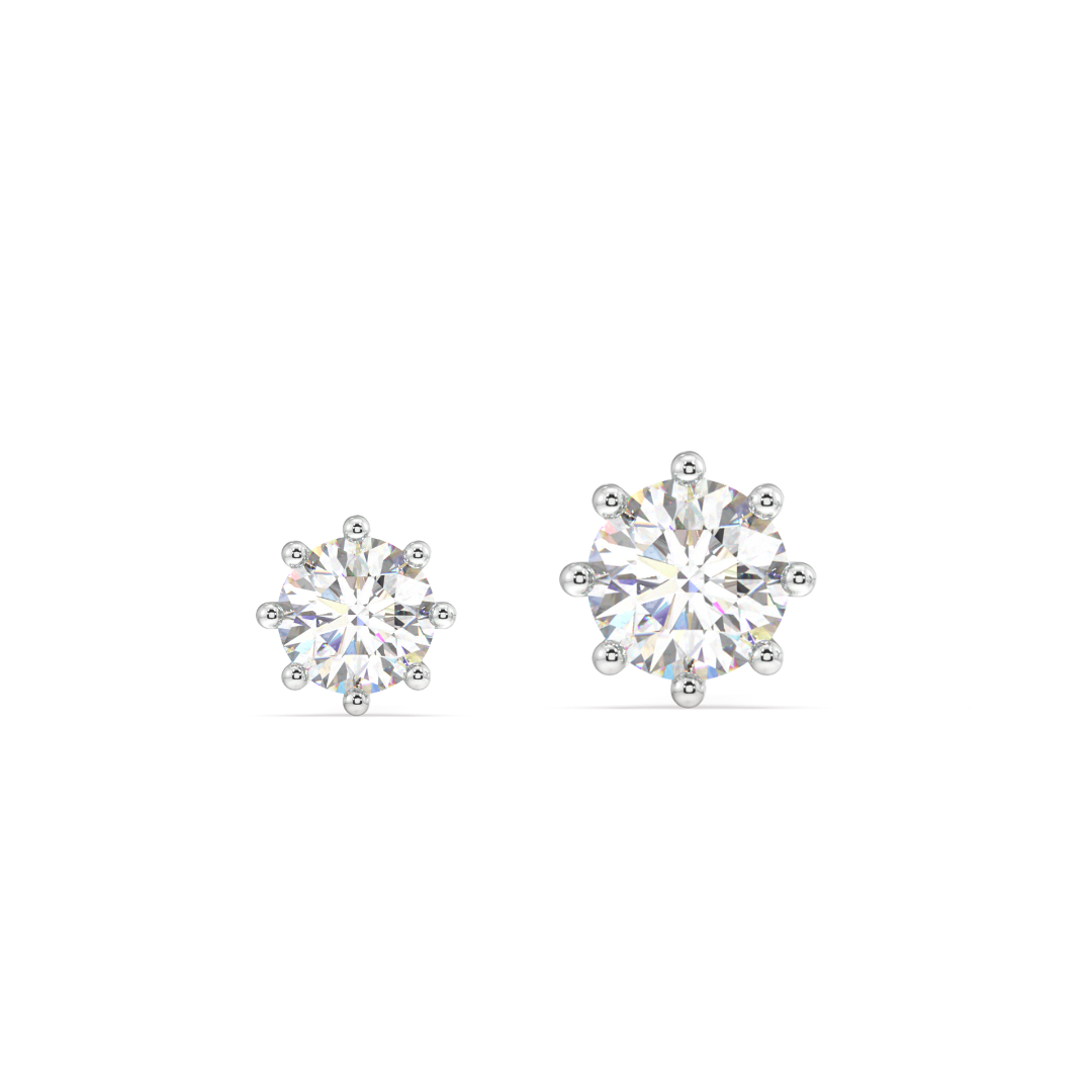 Silver Claw Lining Studs - Multiple Sizes