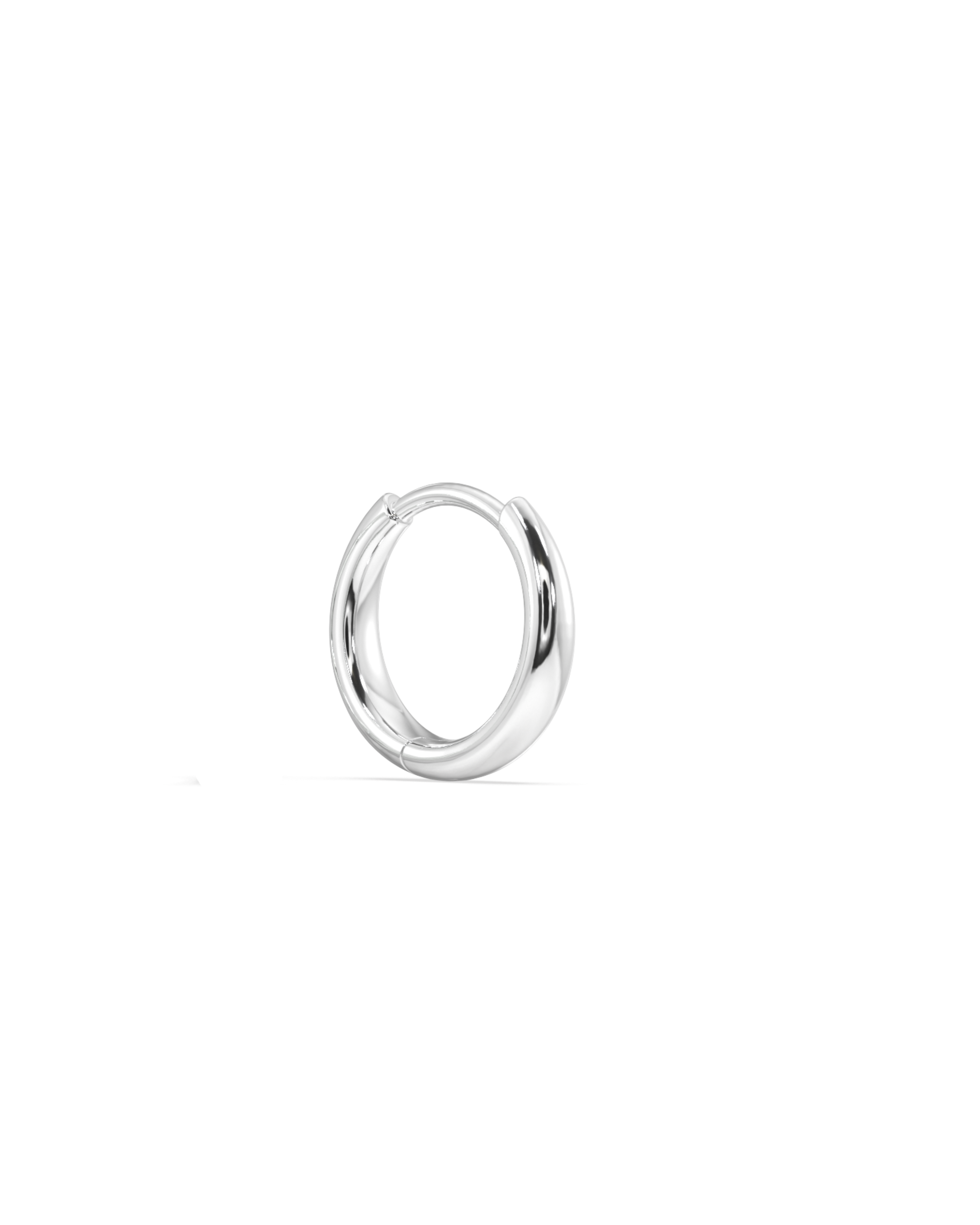 Silver Plain Hoop - Kaju Bali