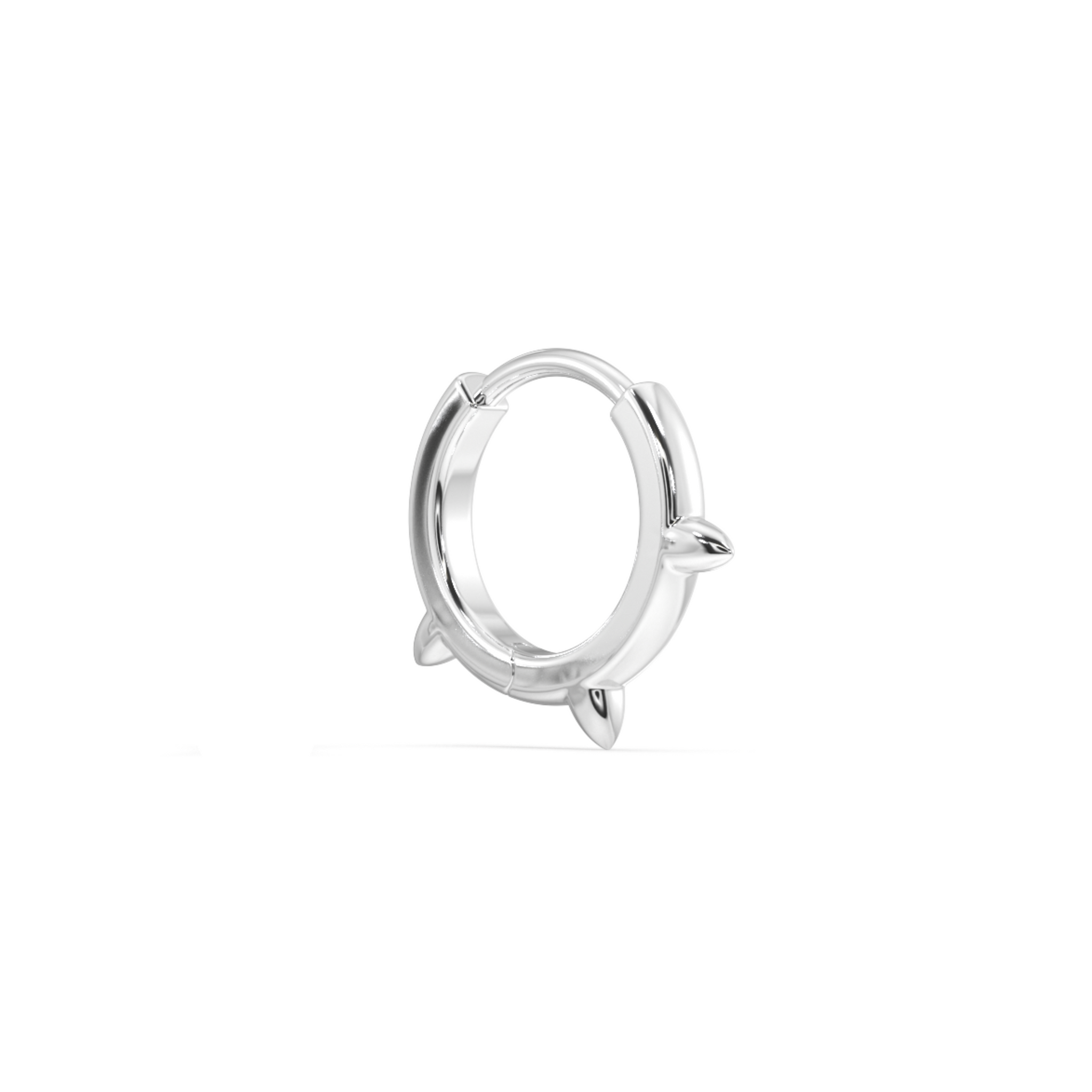 Edgy Spike Hoop Men Men's Earrings