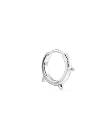 Edgy Spike Hoop Men Men's Earrings
