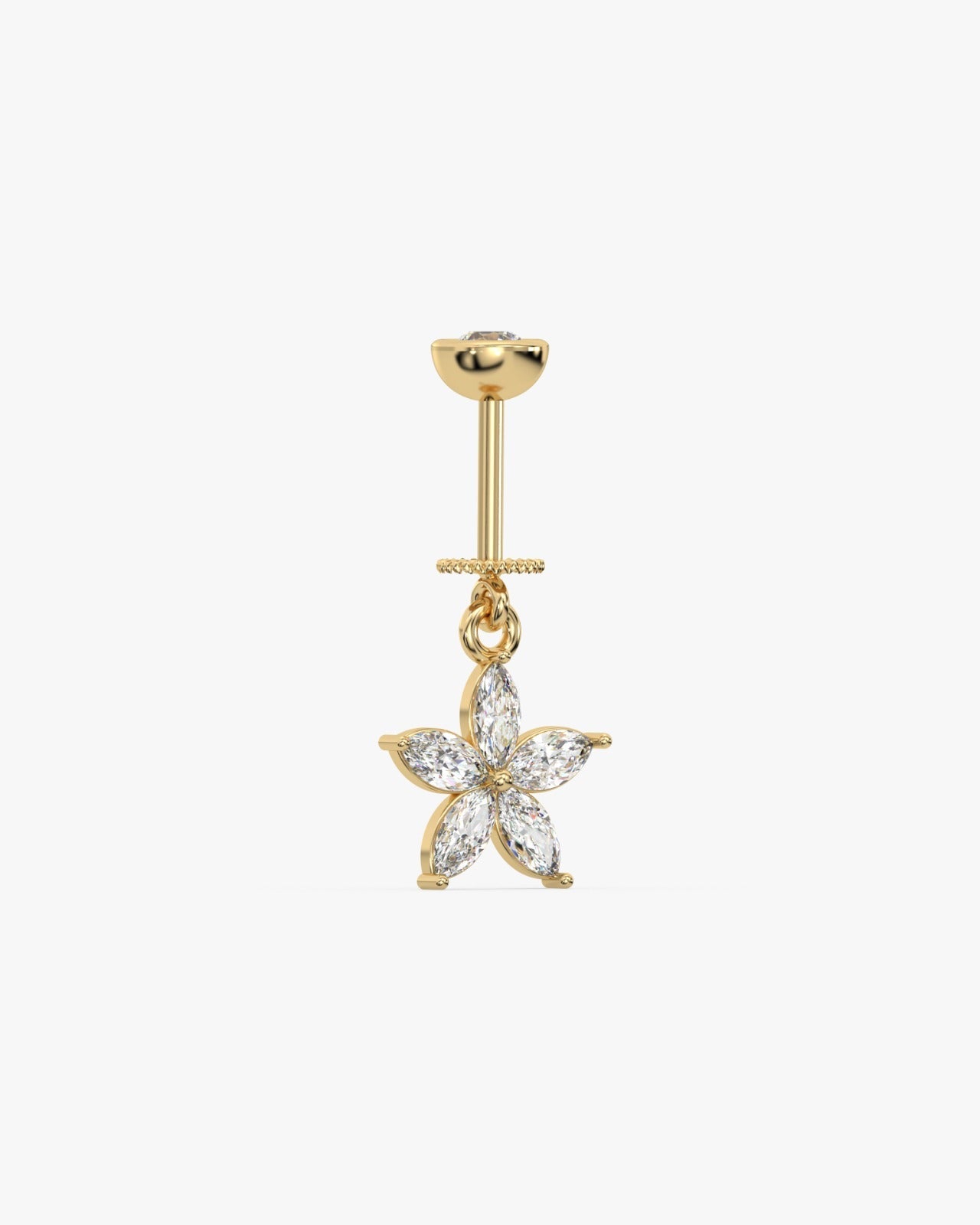 Marquise Starfish - Helix hanging - 14K Gold Plated