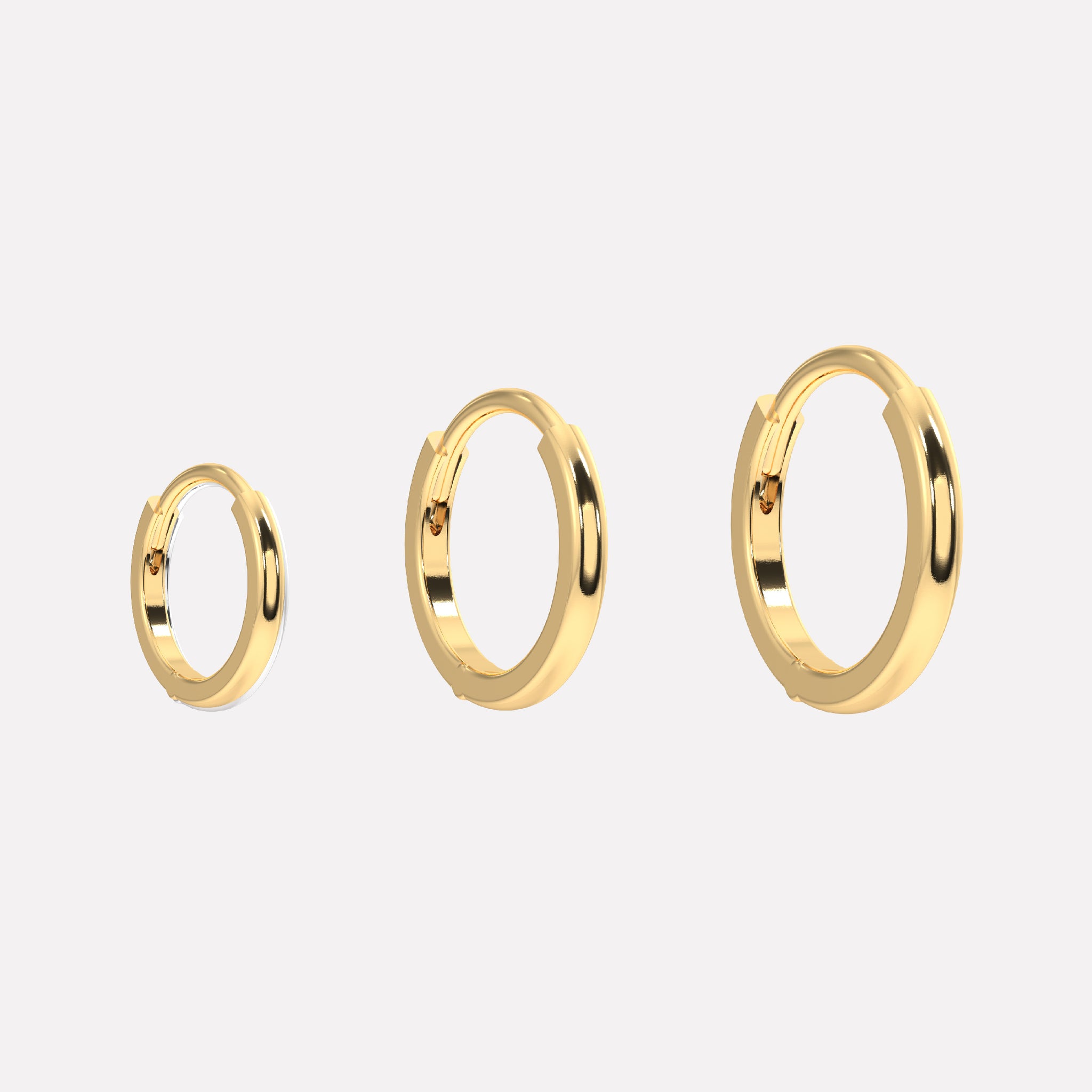 Evergreen Silver Hoops Multiple Sizes Hoop Earrings
