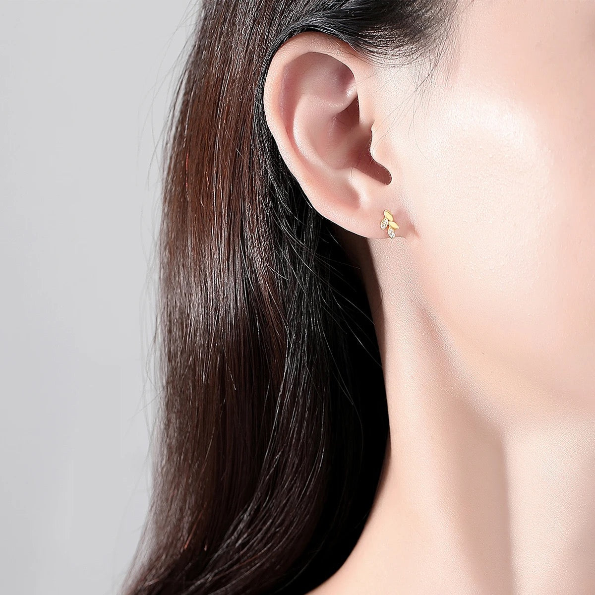 6pcs Female Female Crystal Snowflake Earrings Set Dainty Gold Color Hoop  Earrings For Women Charm Pearl Zircon Wedding Earring - AliExpress
