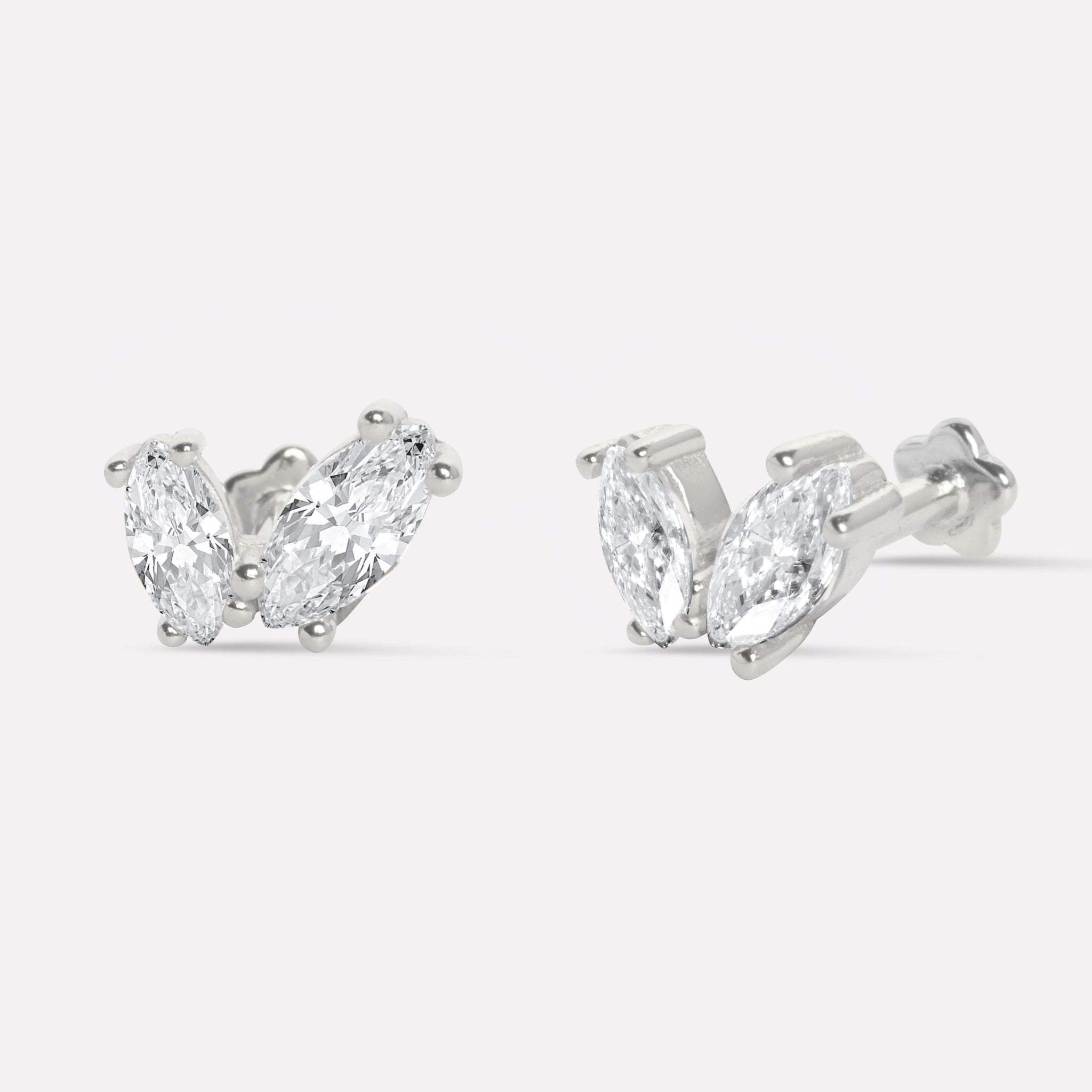 Petalixir Flat Back Stud Earrings