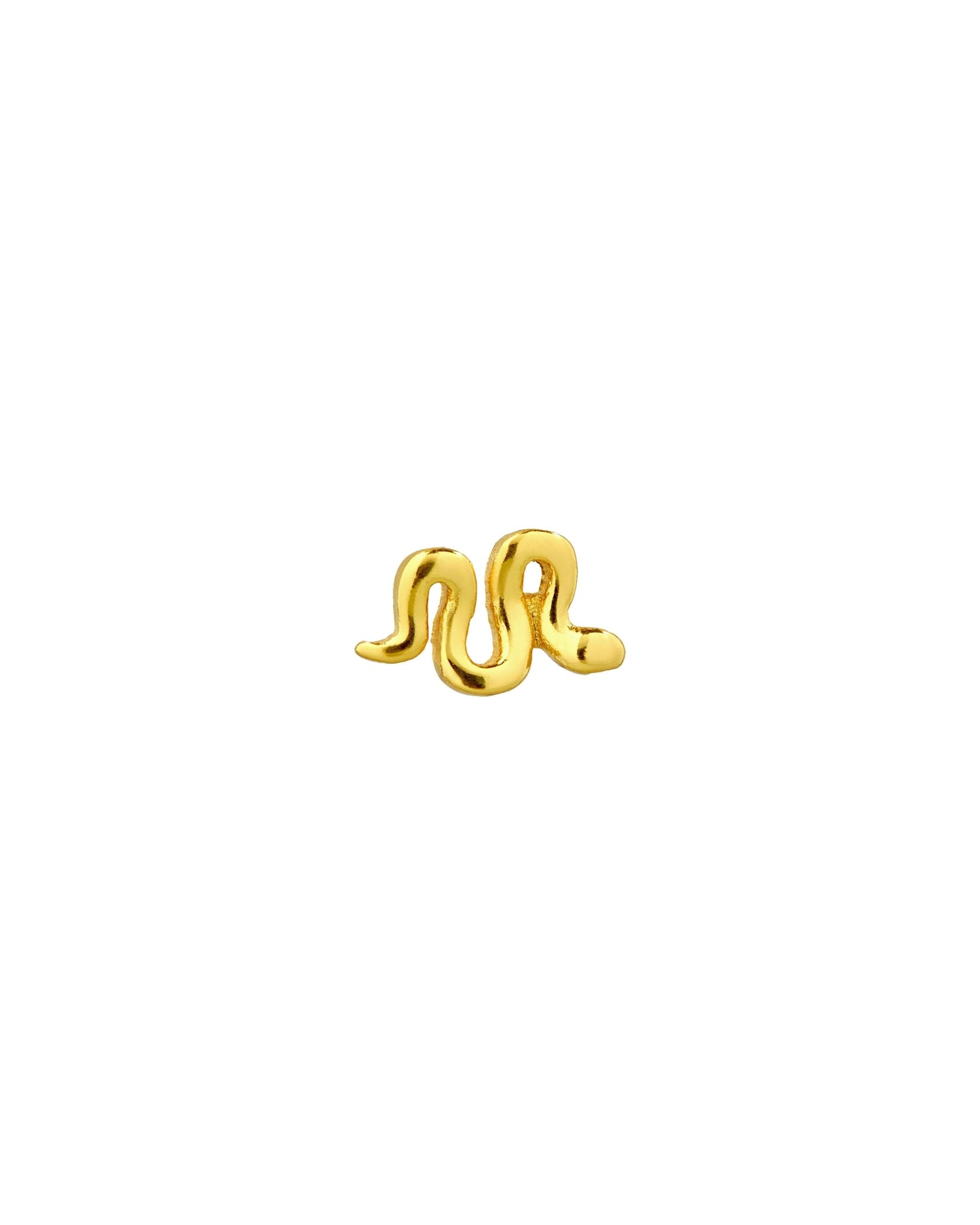 Tiny Dainty Snake Stud
