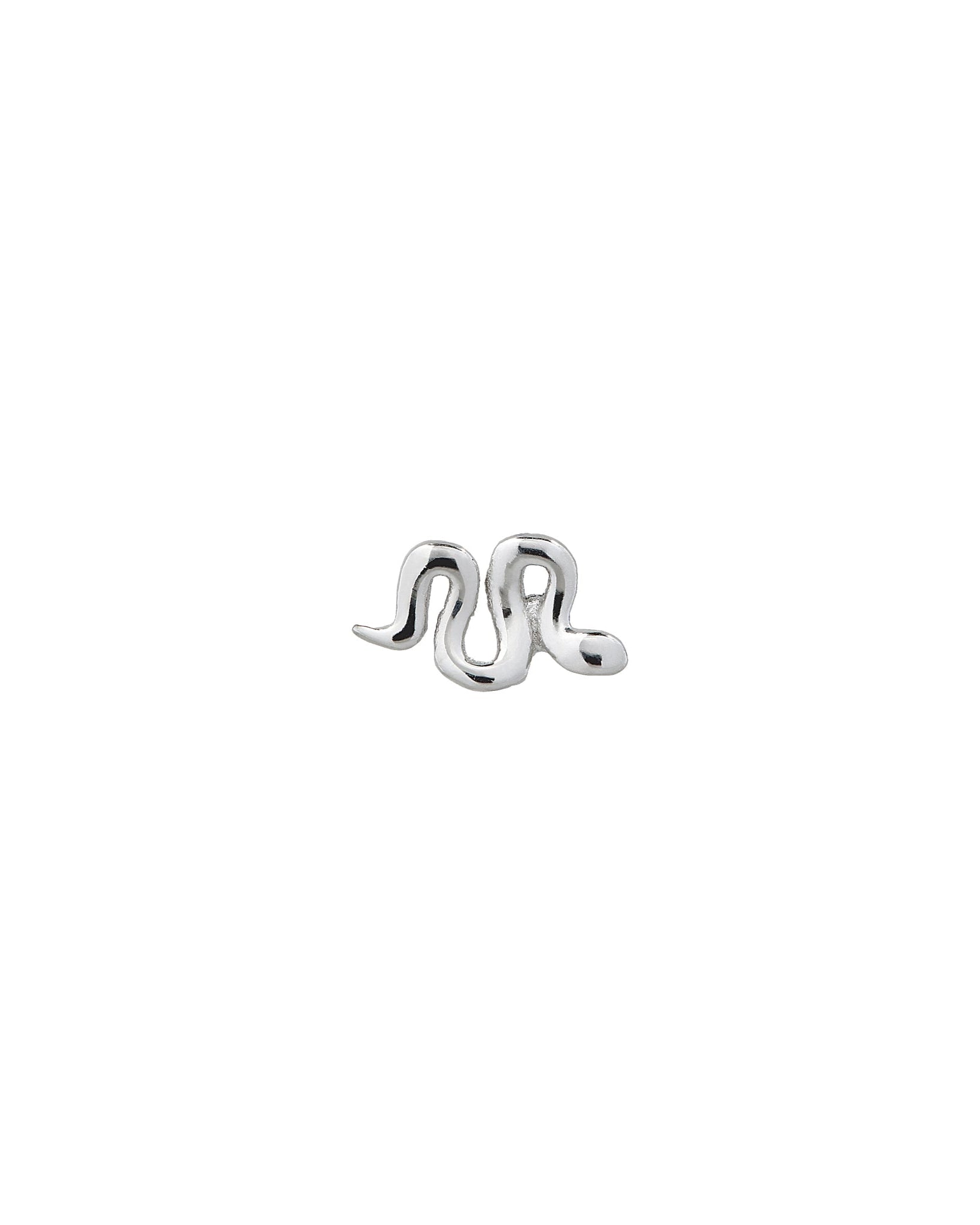 Tiny Dainty Snake Stud