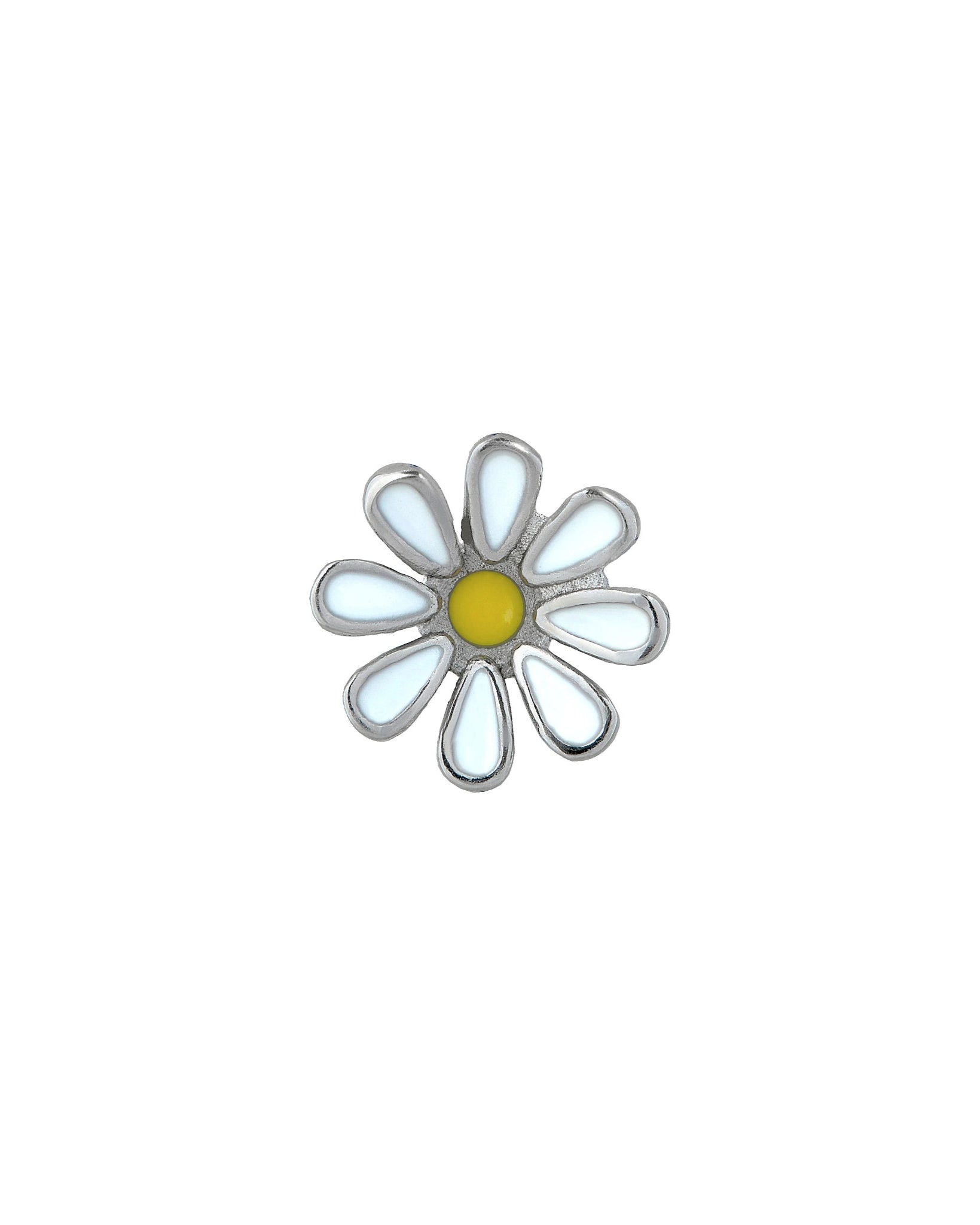 Mismatched bee and flower stud earring - Pair
